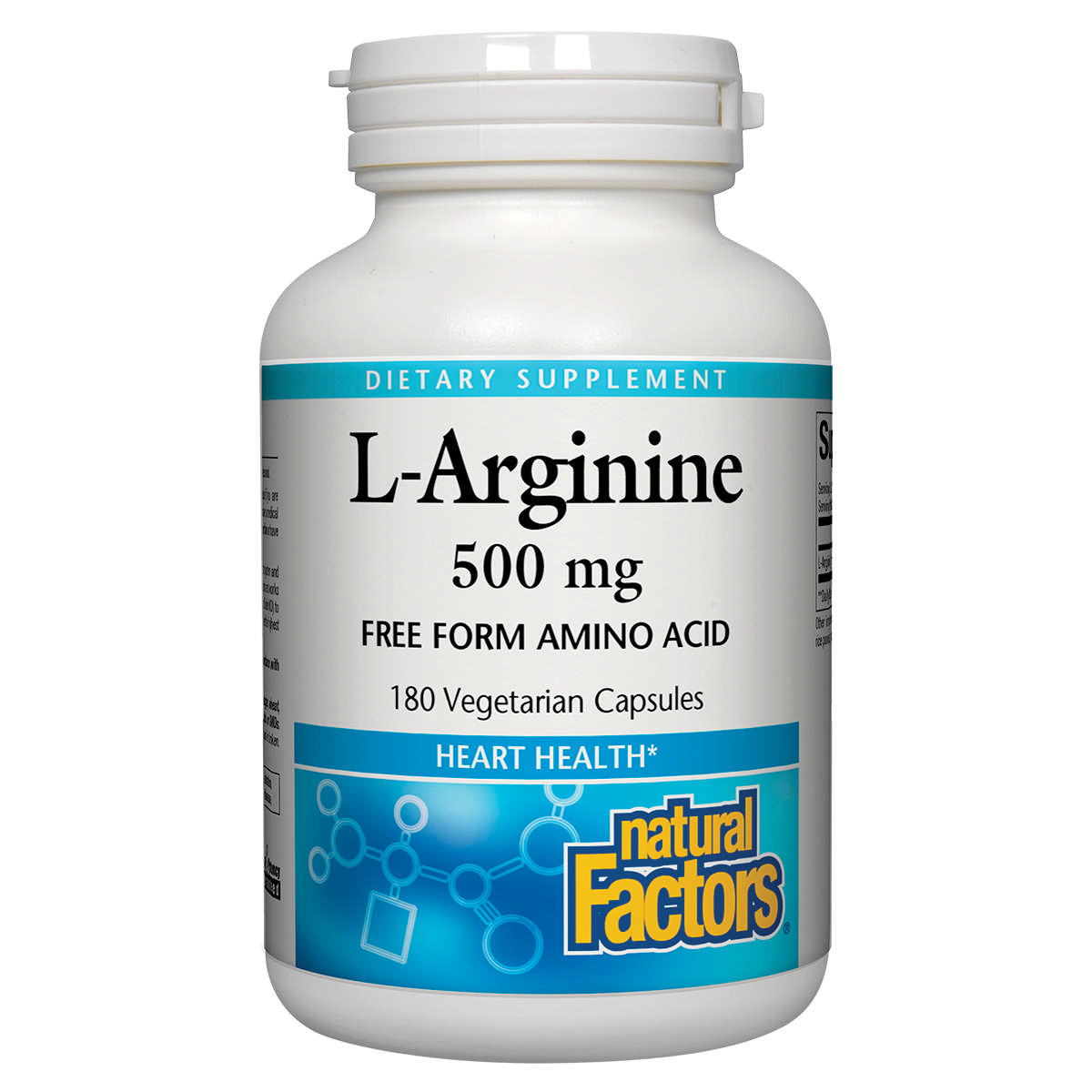 Natural Factors - Arginine 100o mg (Per 2 cap)