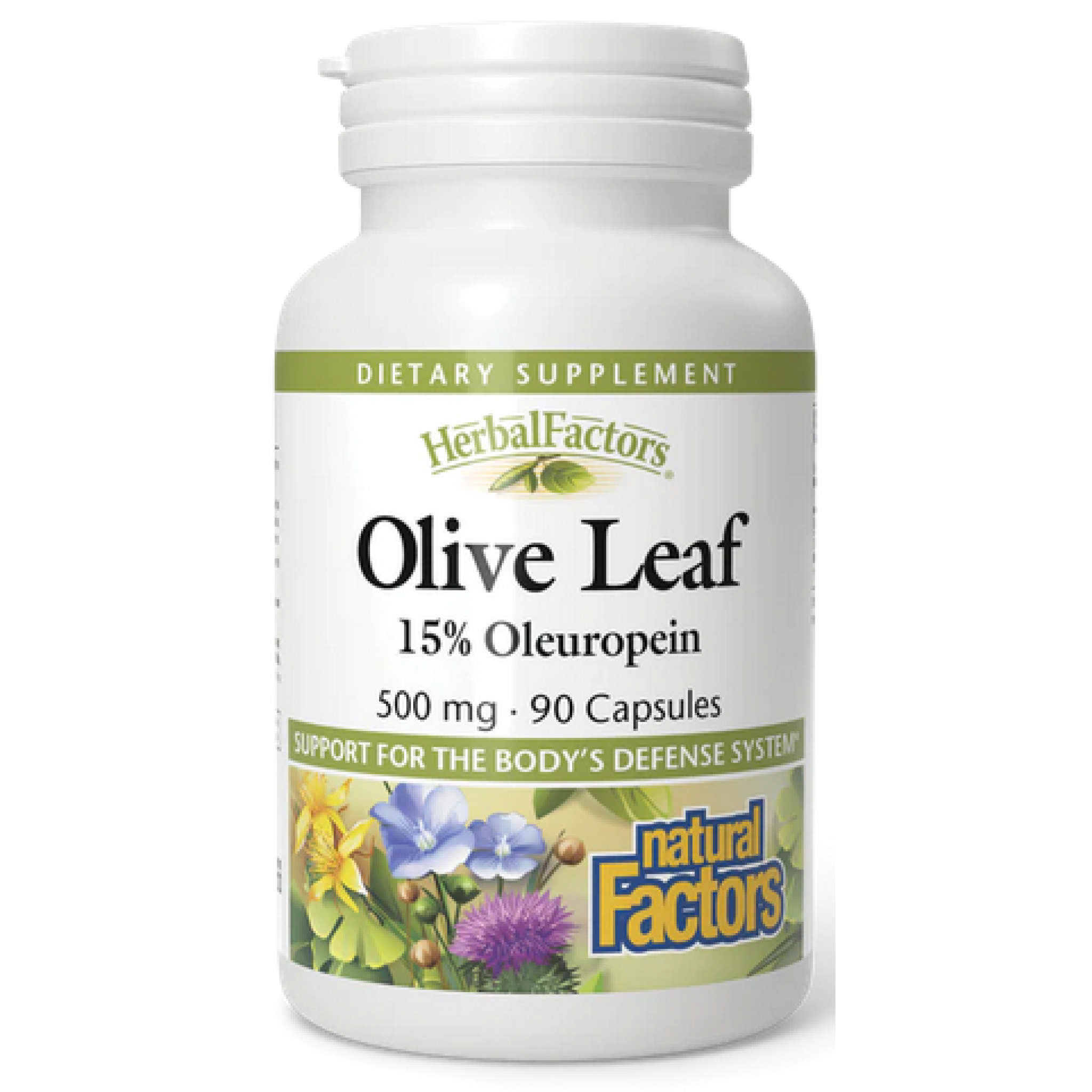 Natural Factors - Olive Leaf Ext 500 mg