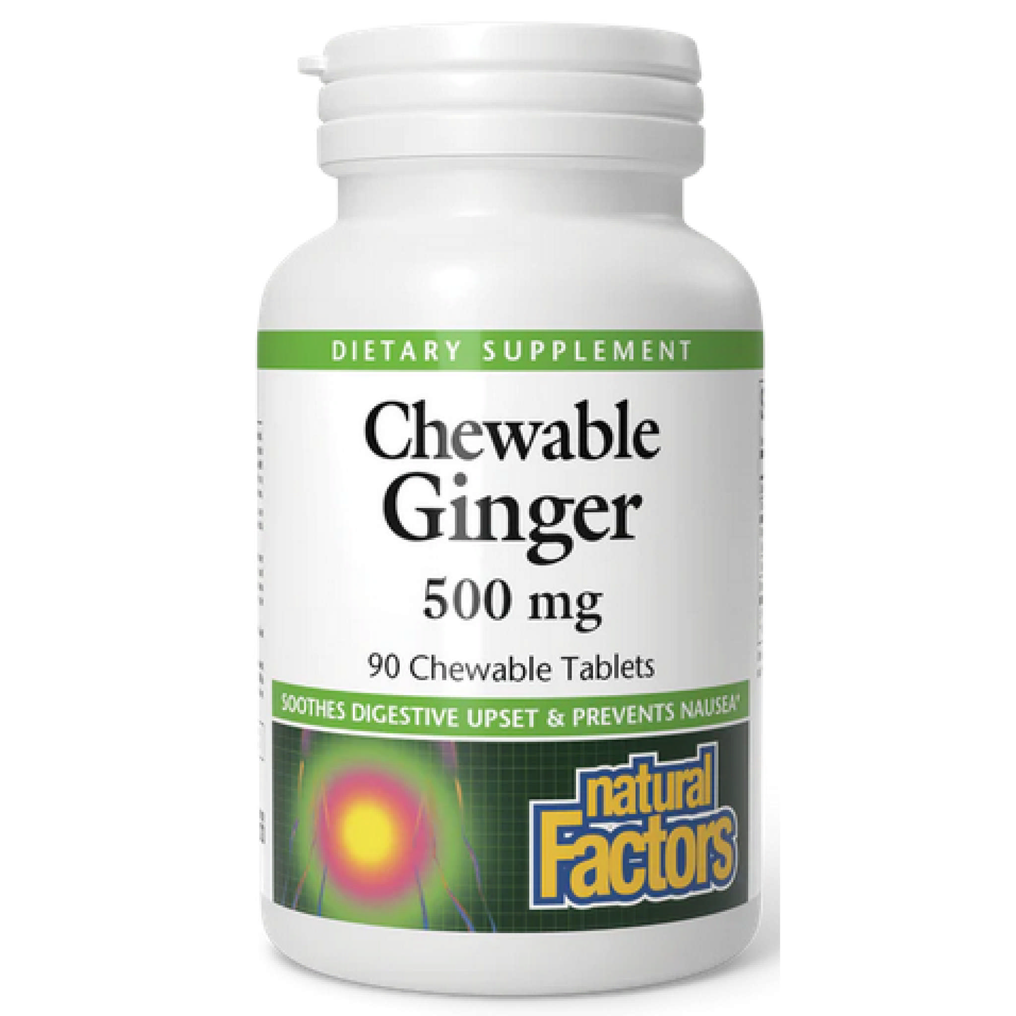 Natural Factors - Ginger 500 mg Chewable