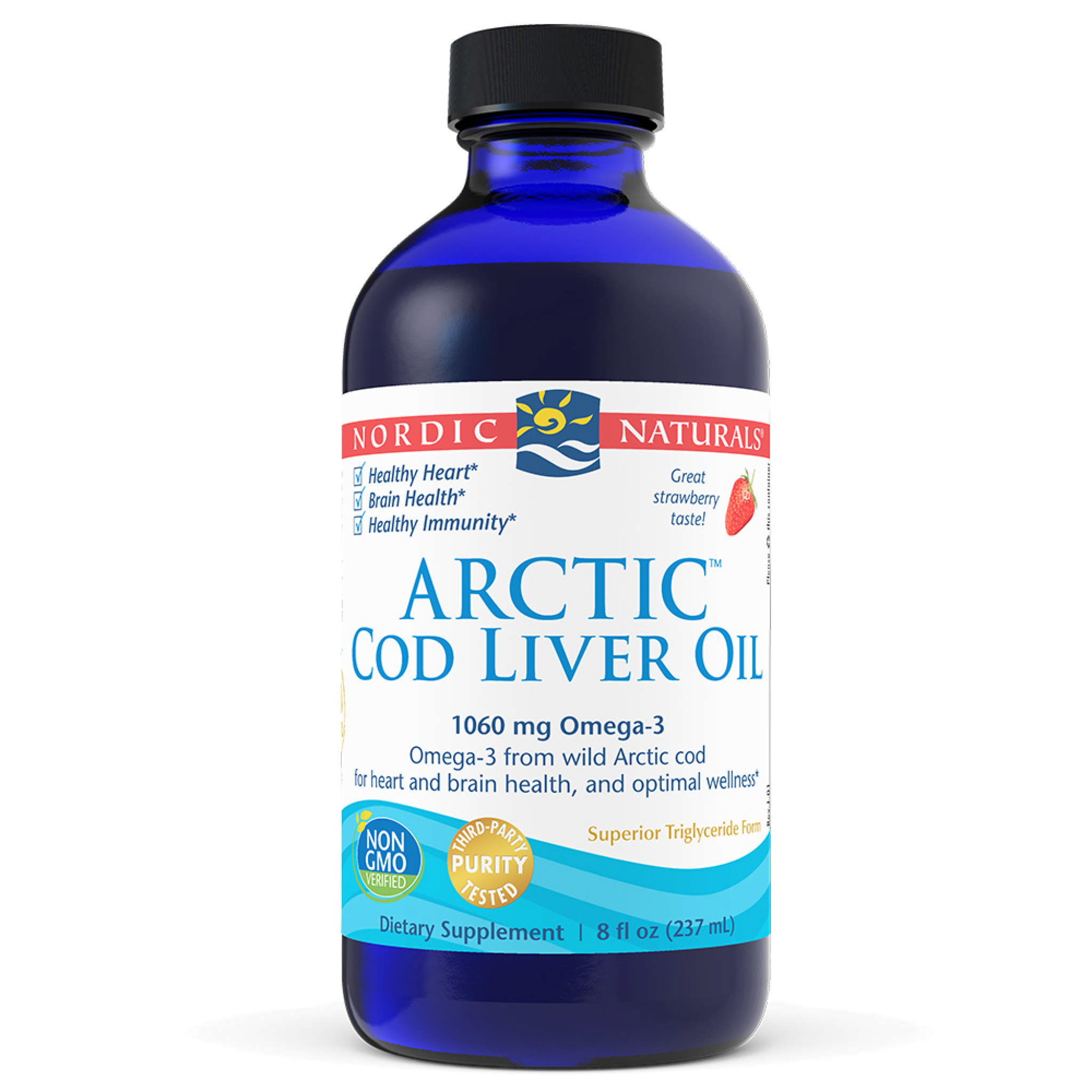 Nordic Naturals - Cod Liver Oil Arctic Strawberr