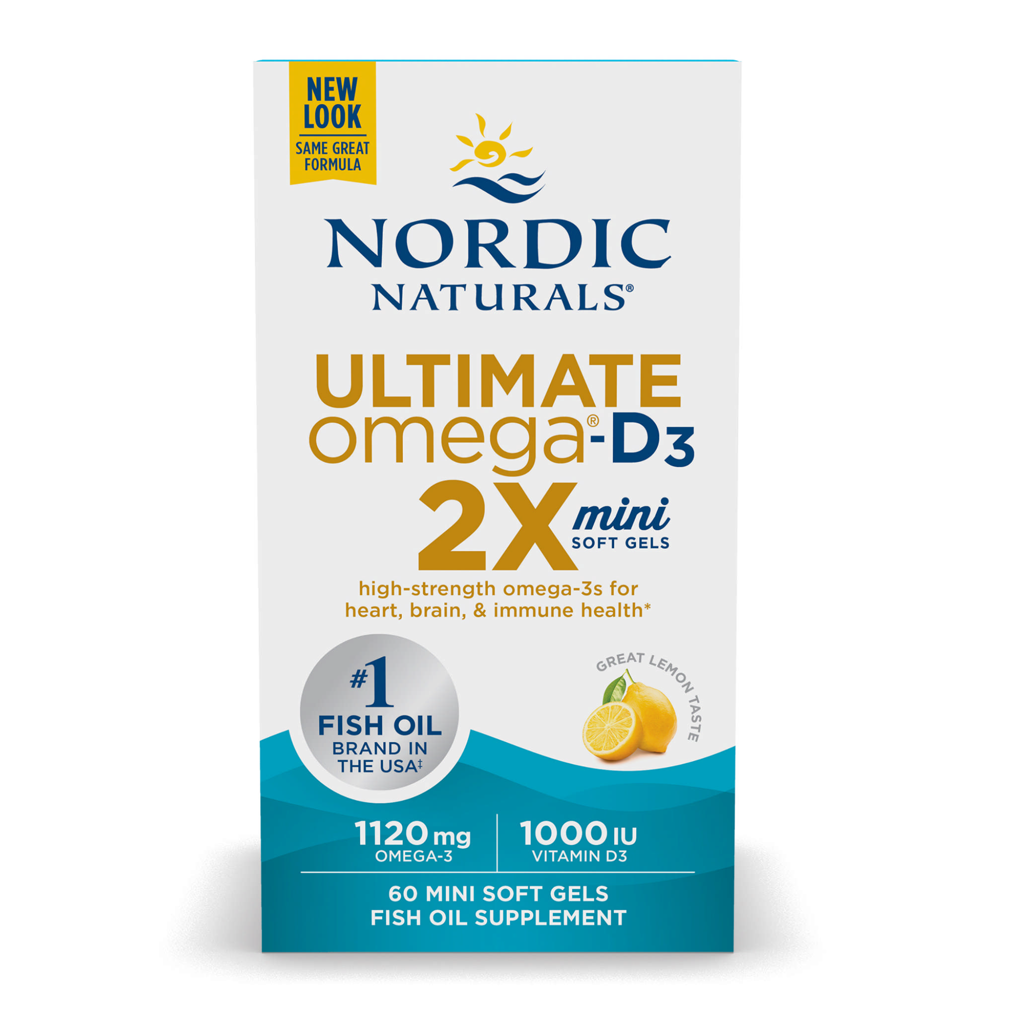 Nordic Naturals - Omega Ultim 2x D3 Mini softgel