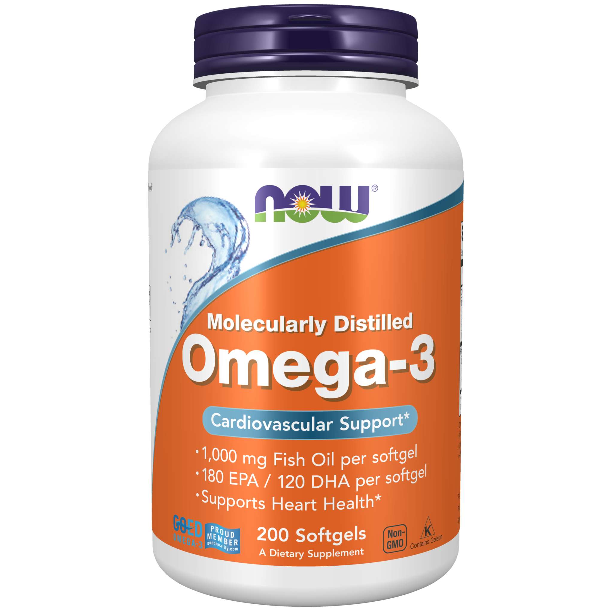 Now Foods - Omega 3 1000 mg (Cholestrol Fr