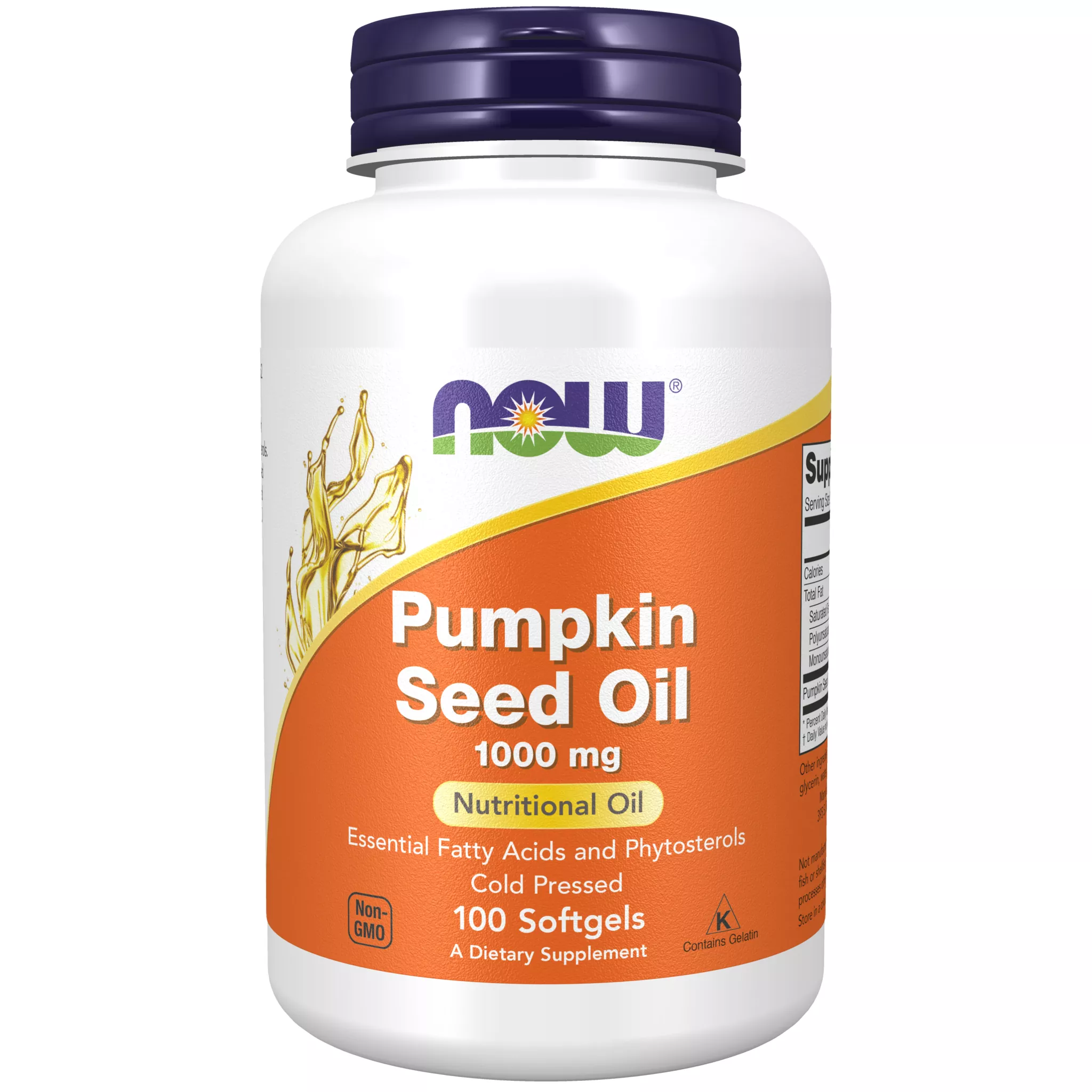 Now Foods - Pumpkin Seed Oil 1000