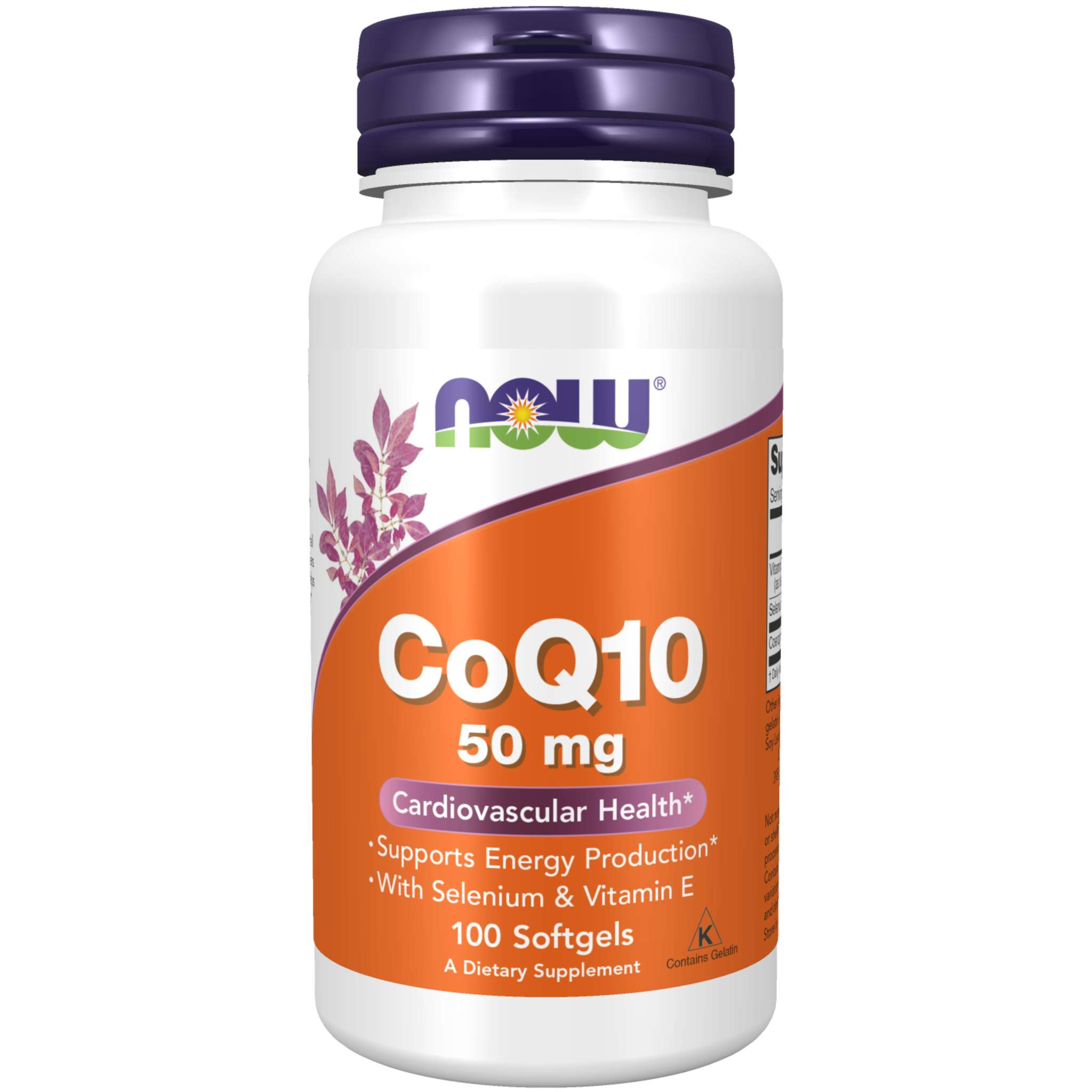 Now Foods - Coq10 50 mg W/E And Selenium