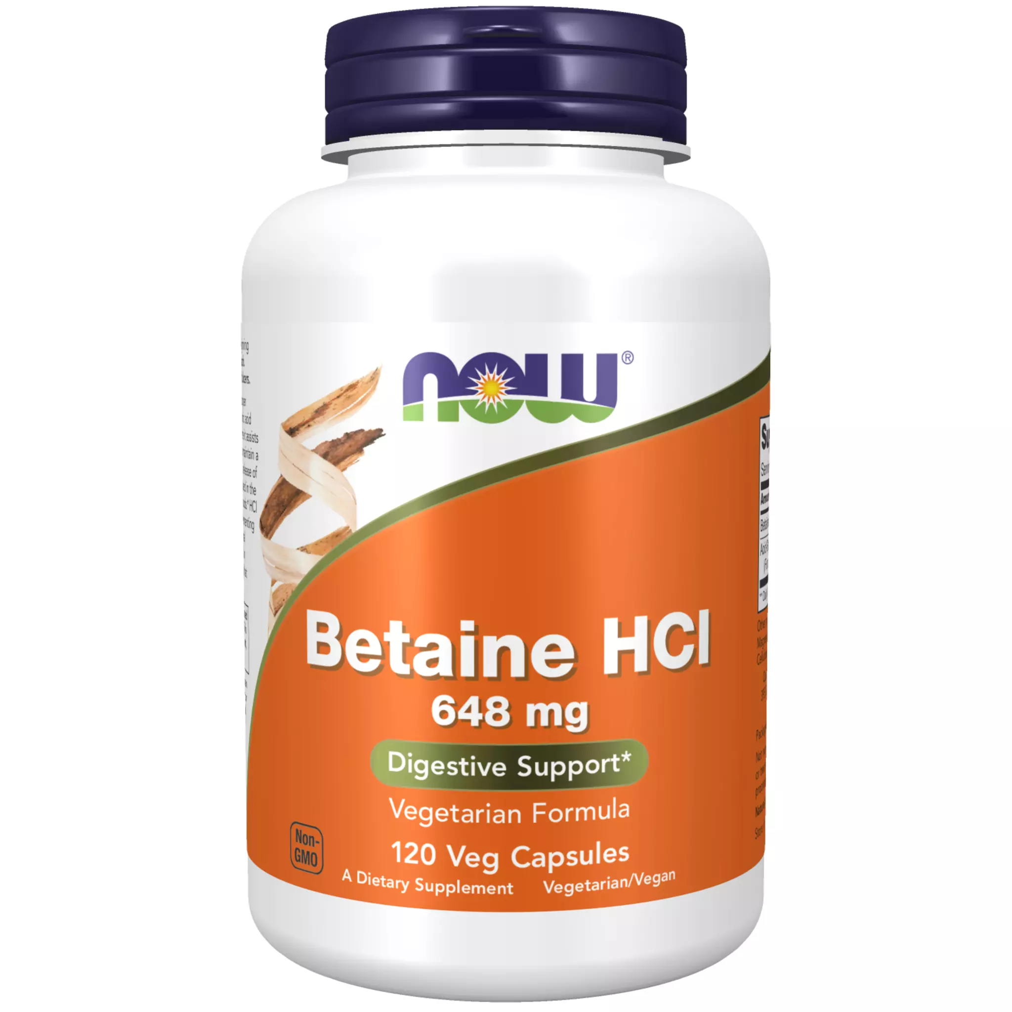 Now Foods - Betaine Hcl 648 mg