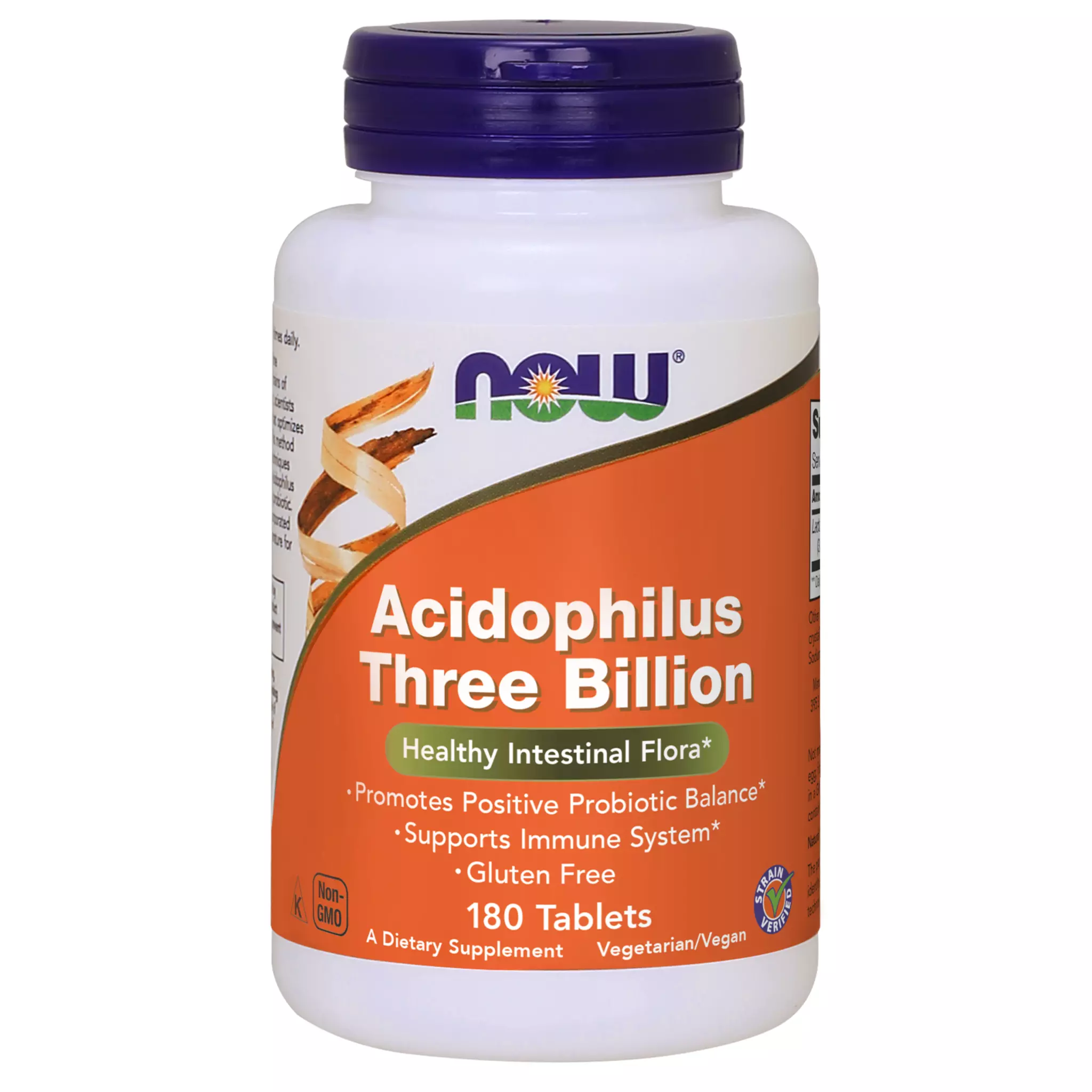 Now Foods - Acidophilus Stabilized 3 Billi