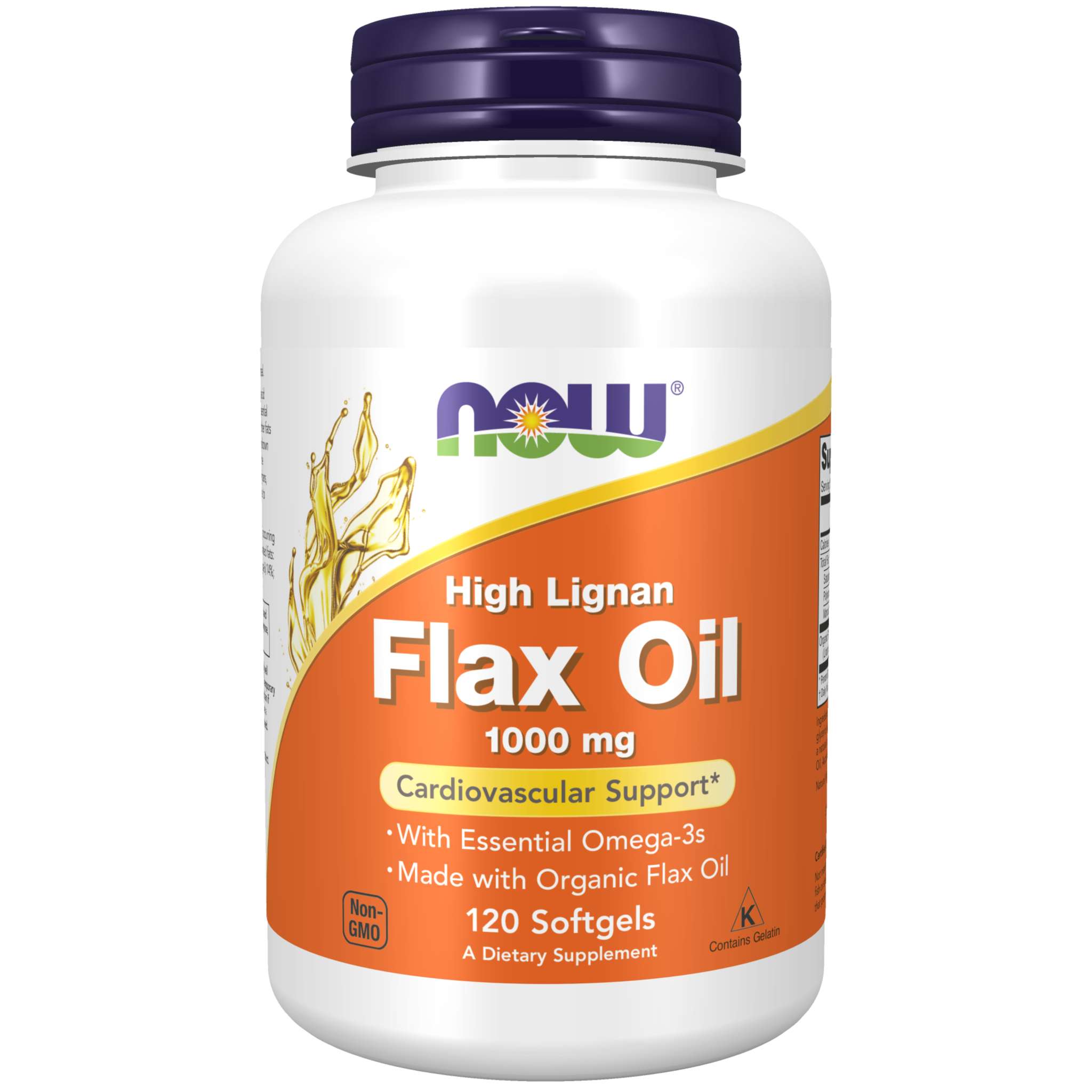 Now Foods - Flax Oil 1000 Lignan Organic