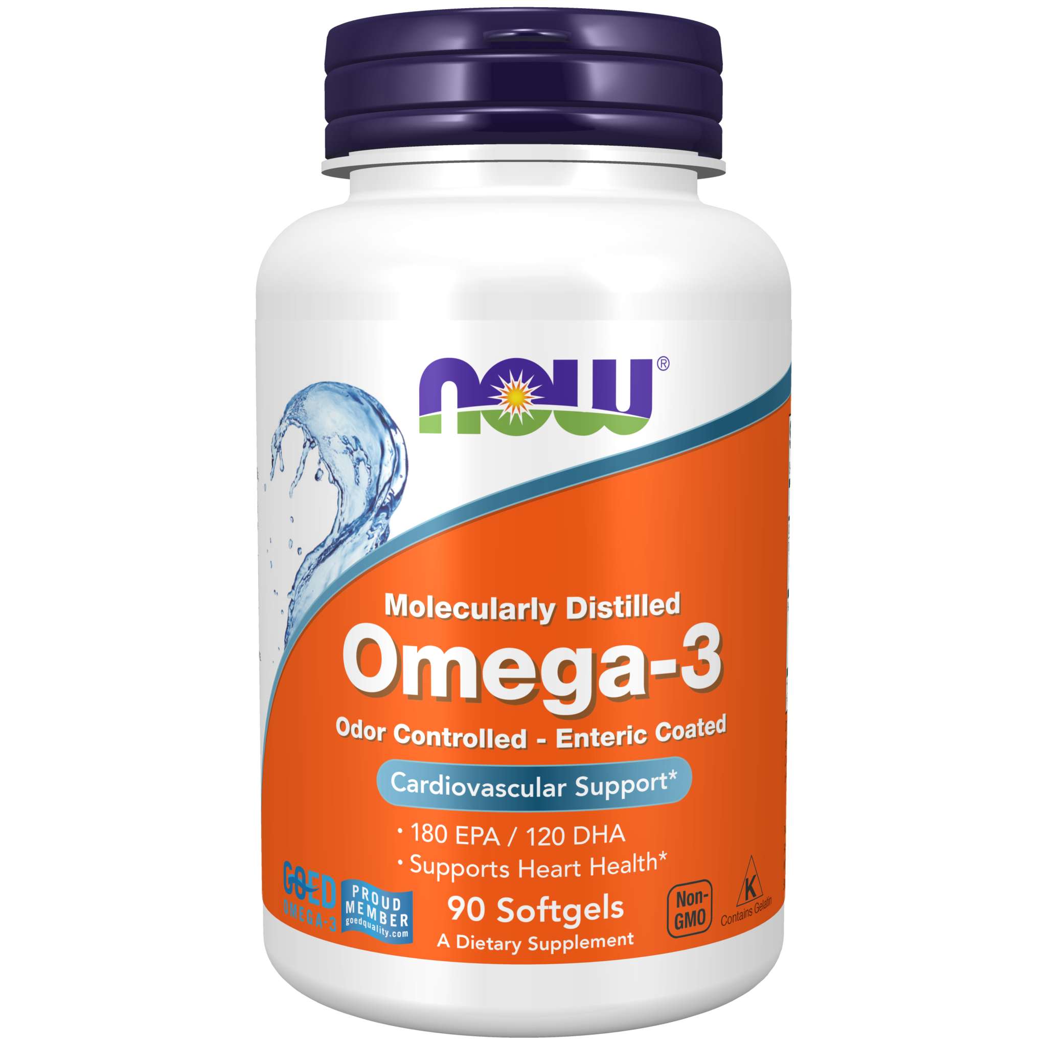 Now Foods - Omega 3 1000 mg Enteric Coated