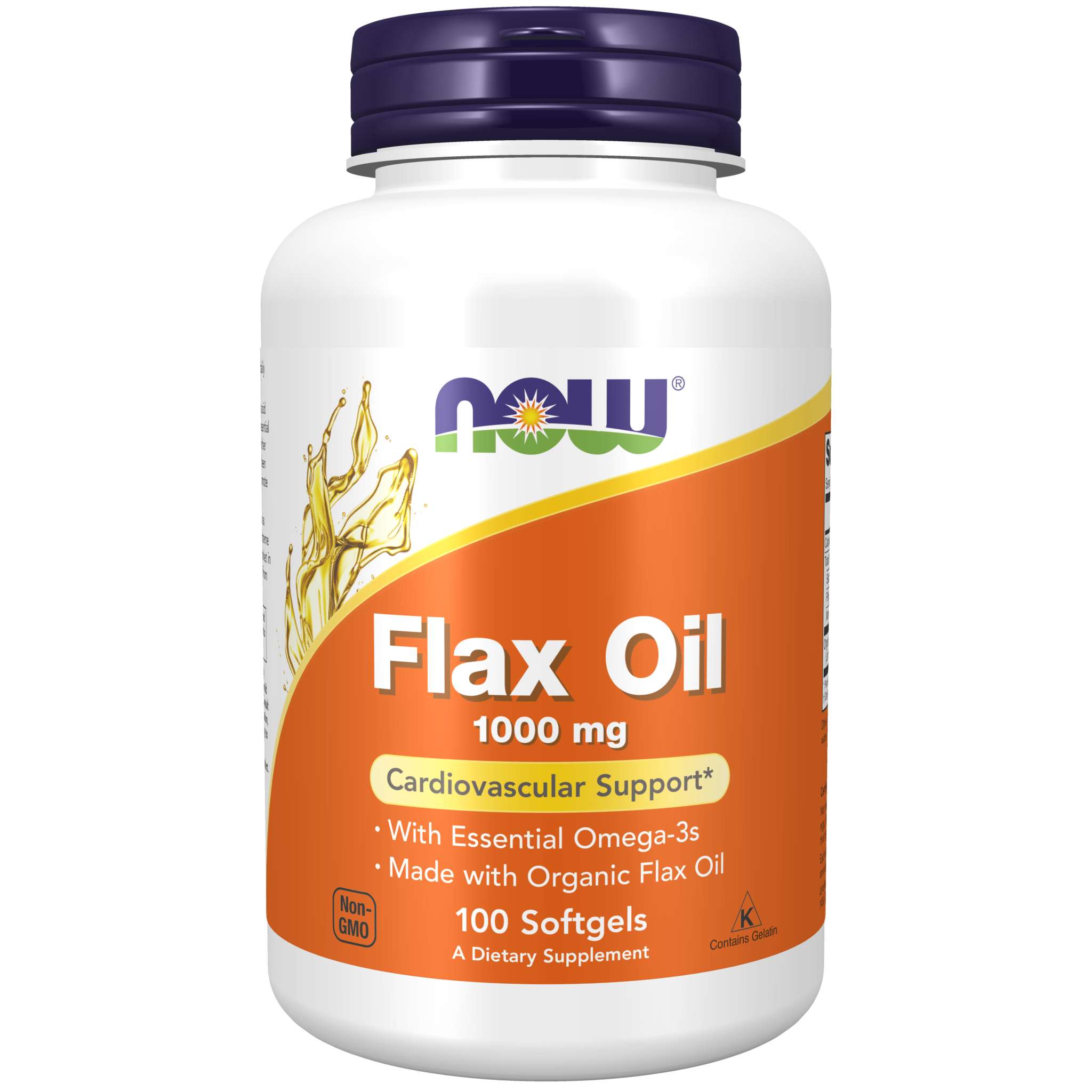 Now Foods - Flax Oil 1000 Organic