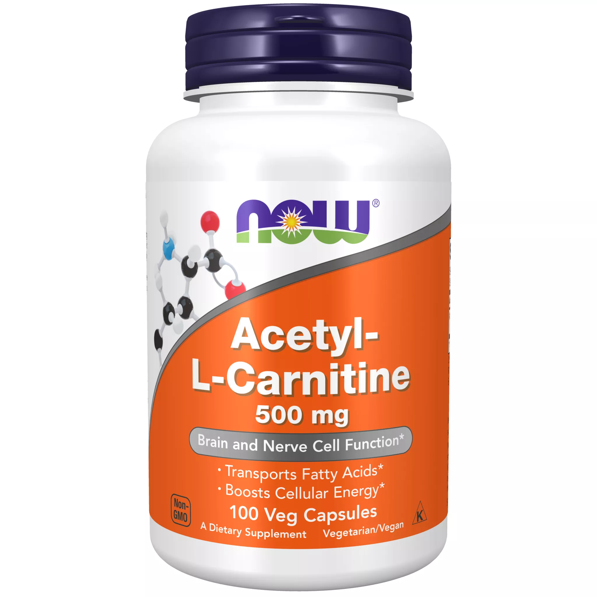 Now Foods - Acetyl L Carnitine 500 mg