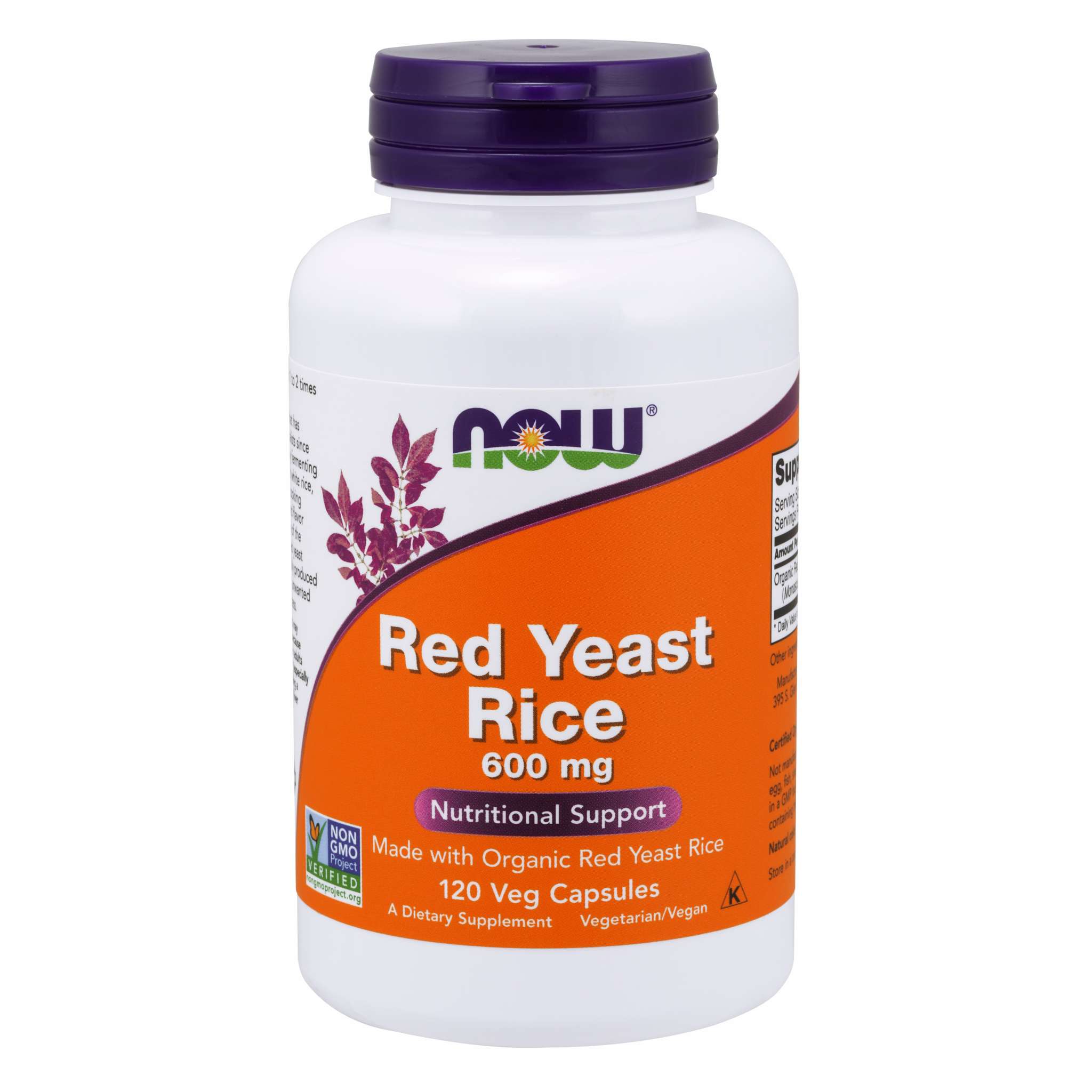 Now Foods - Red Yeast Rice 600 mg