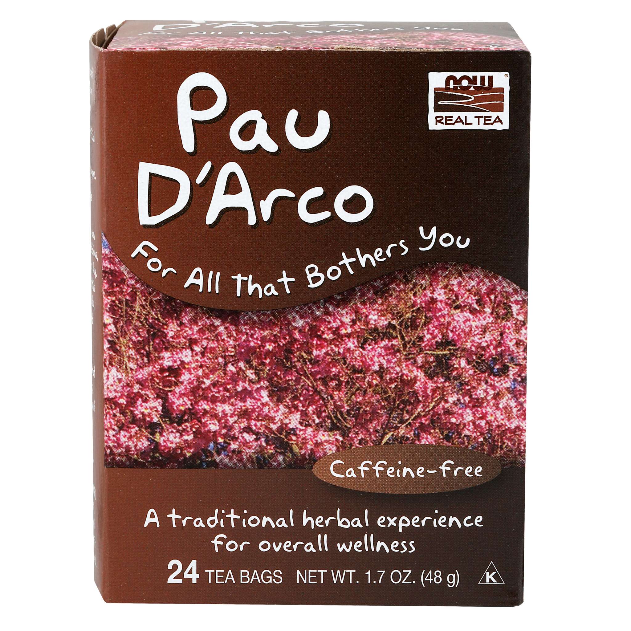 Now Foods - Pau D'Arco Tea Caff Fr