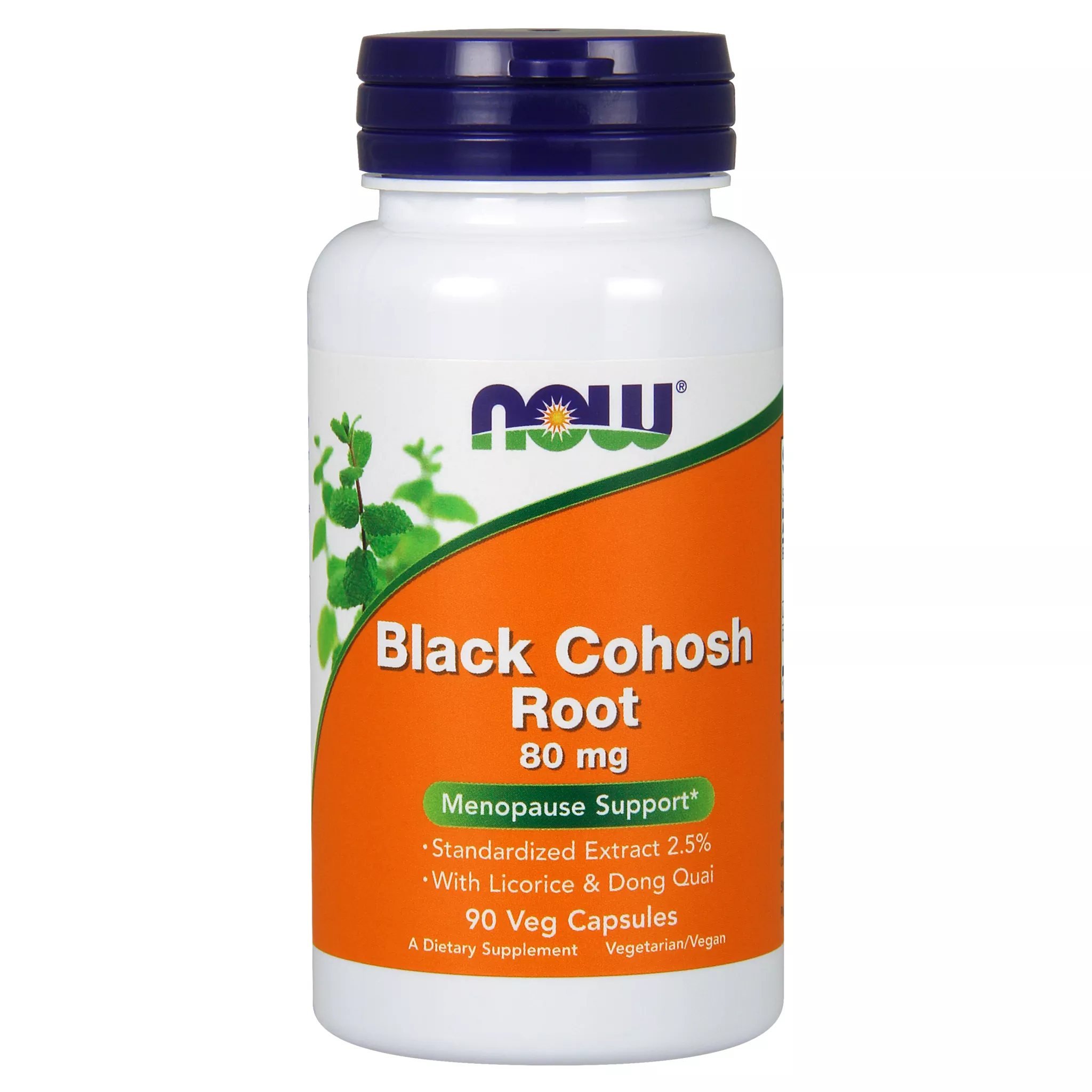 Now Foods - Black Cohosh 80 mg W/Lic &Dong