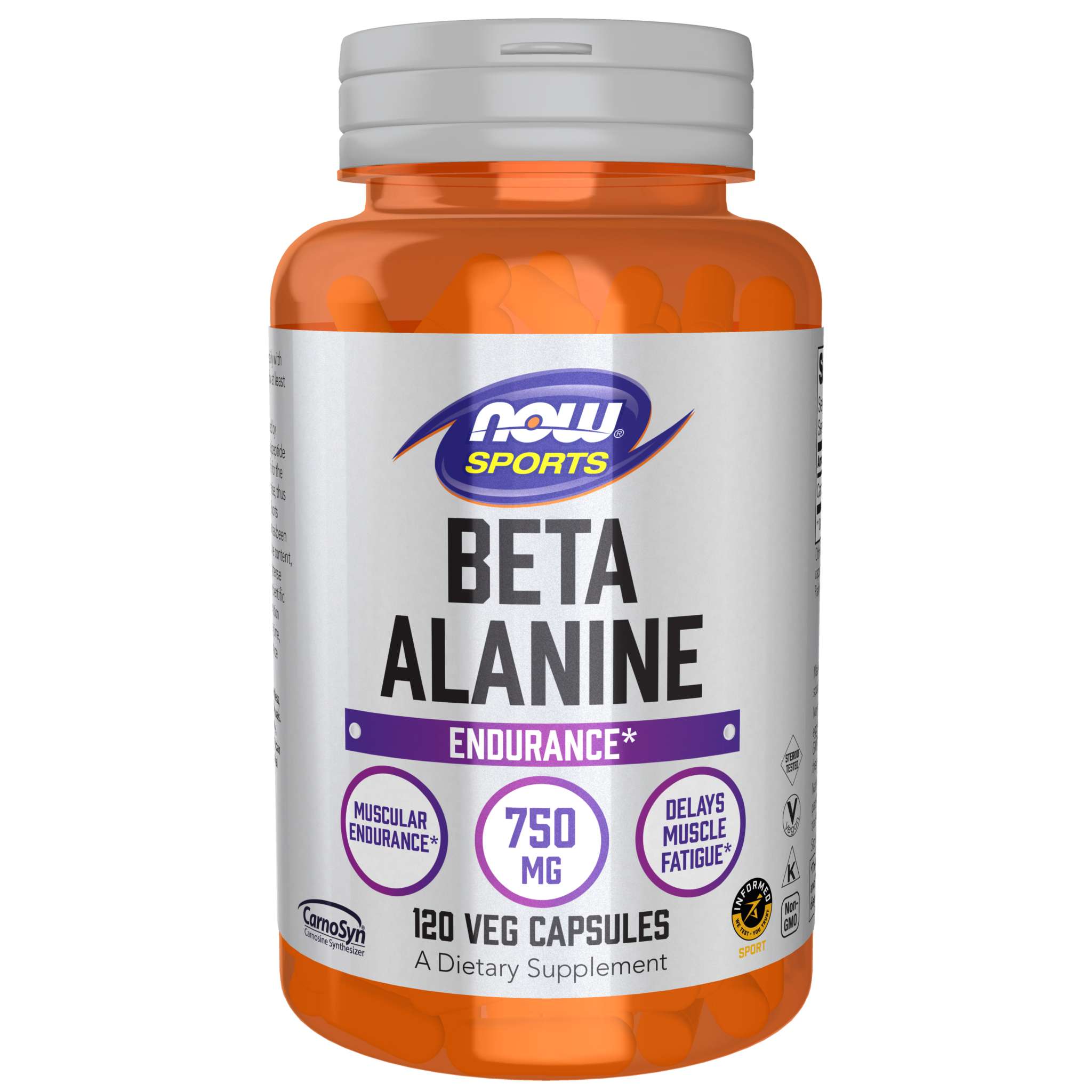 Now Foods - Beta Alanine 750 mg