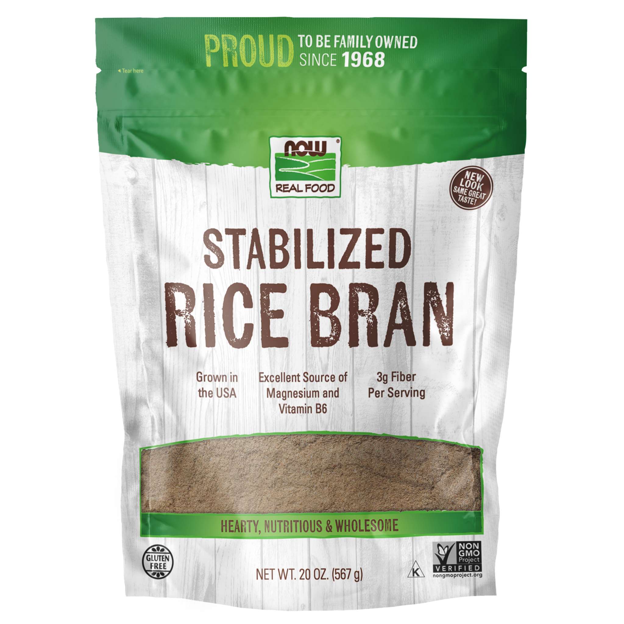 Now Foods - Rice Bran powder