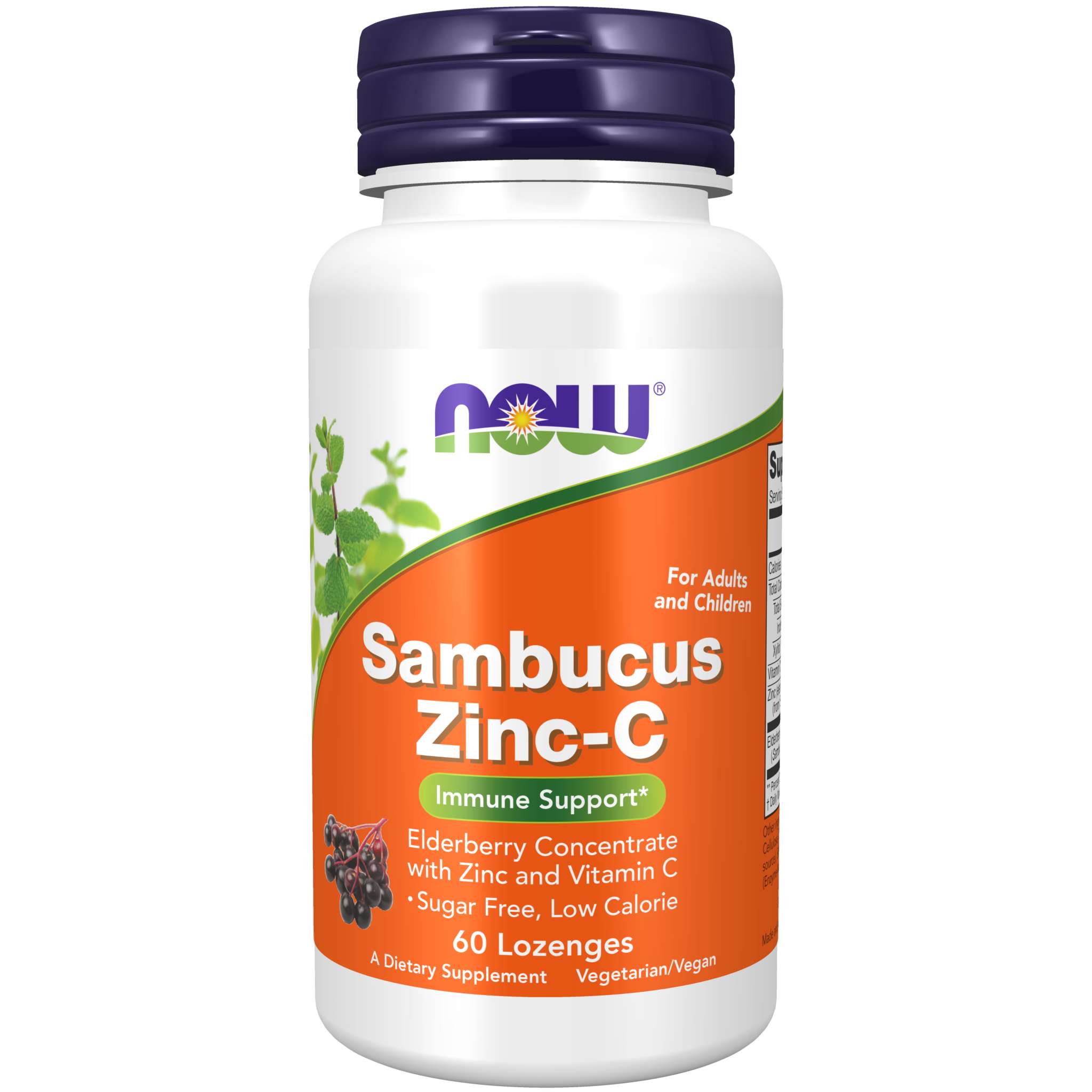 Now Foods - Sambucus Zinc C Lozenges