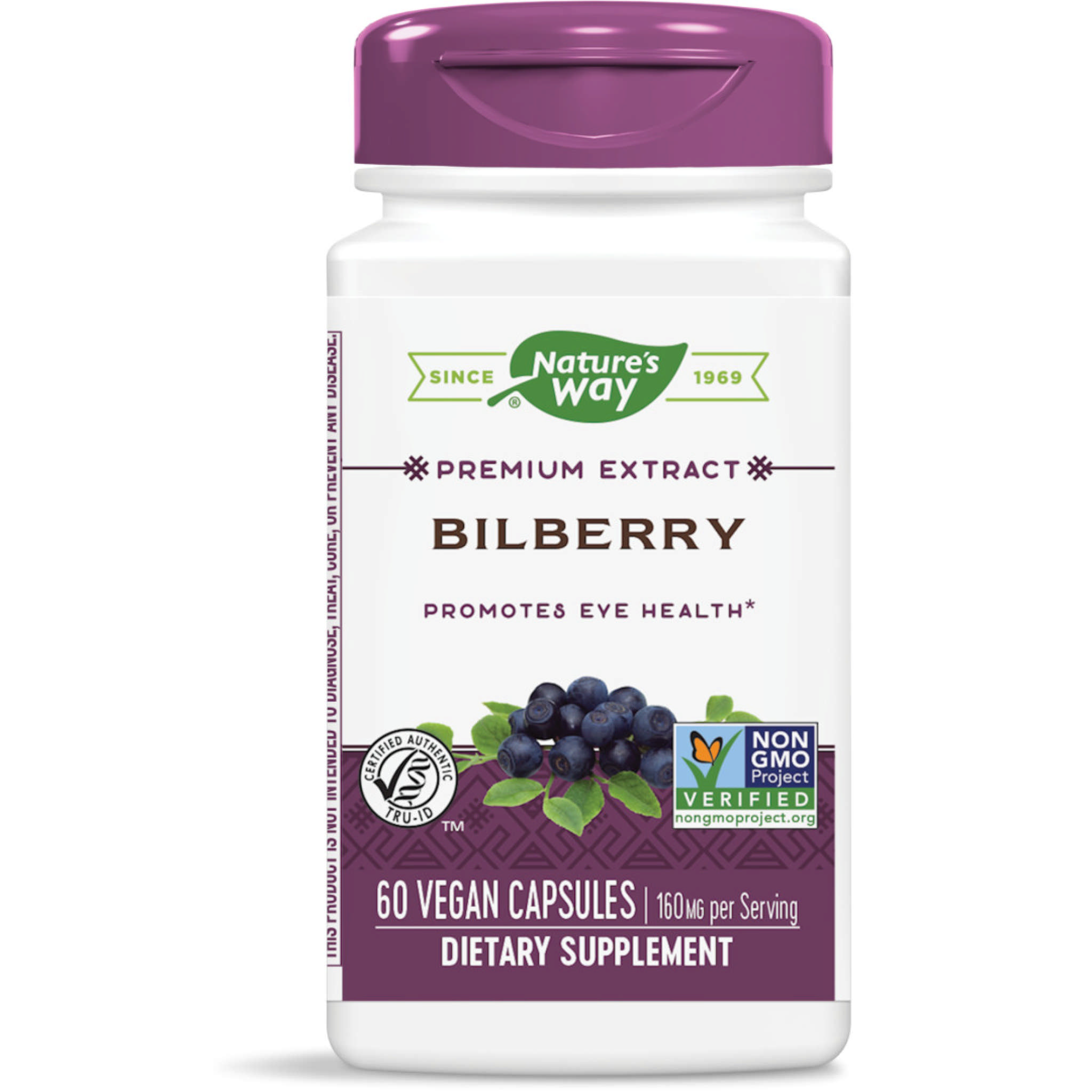 Natures Way - Bilberry Ext cap 80 mg