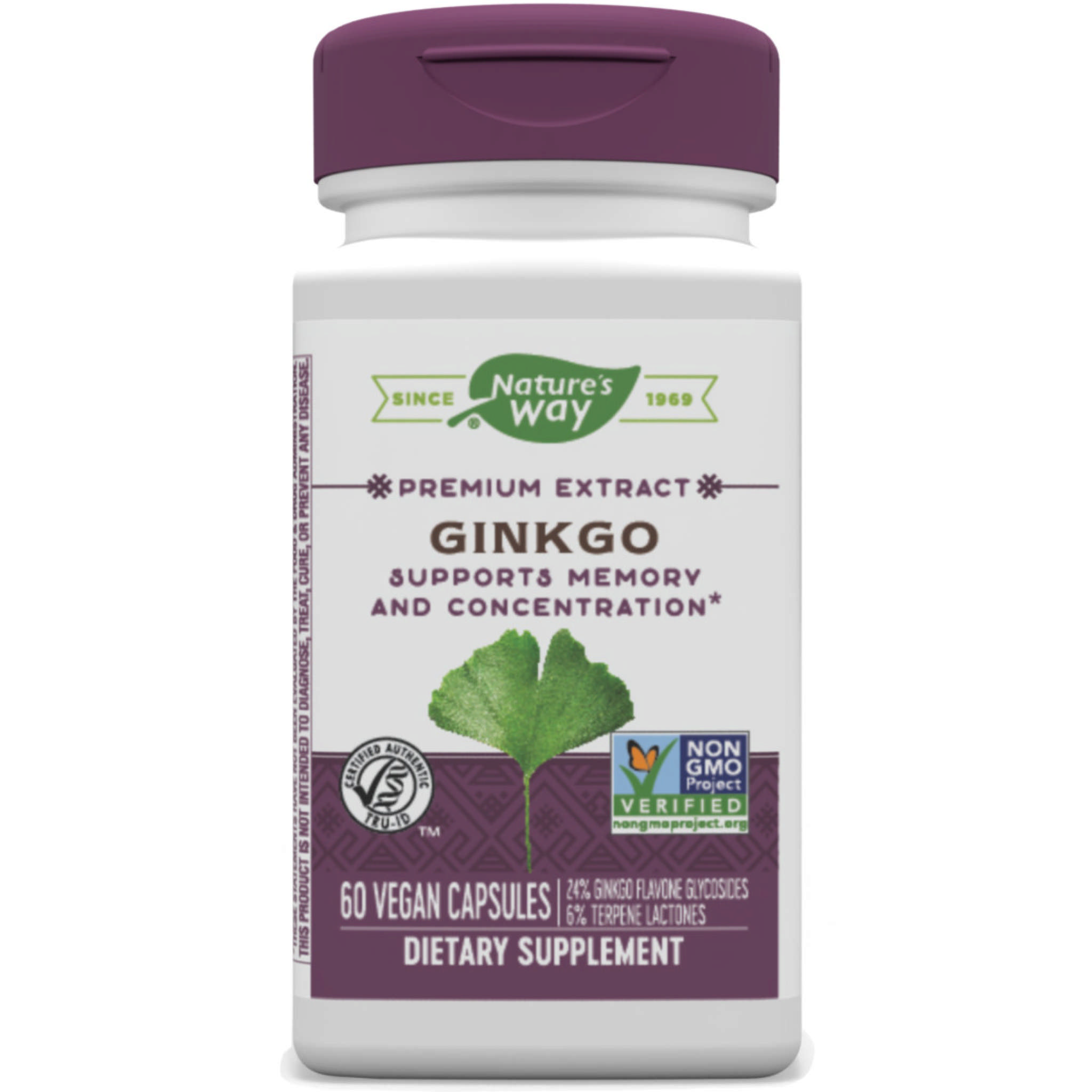 Natures Way - Ginkgo Extract 60 mg