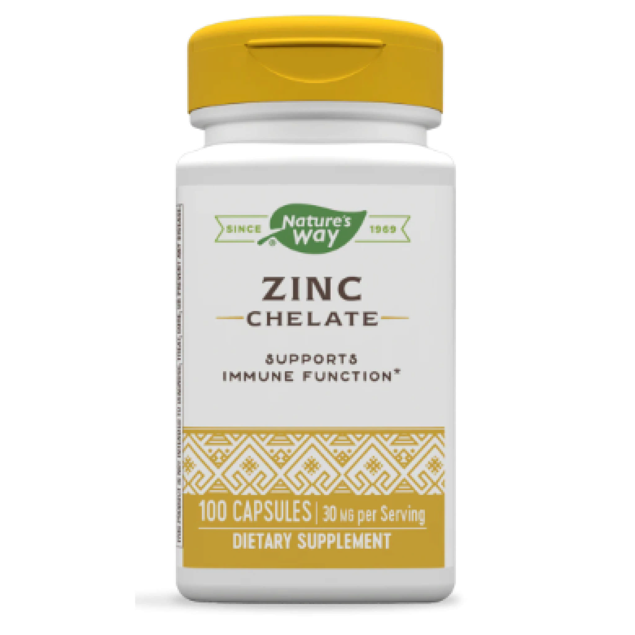 Natures Way Vitamin - Zinc 30 Amino Acid Chelate