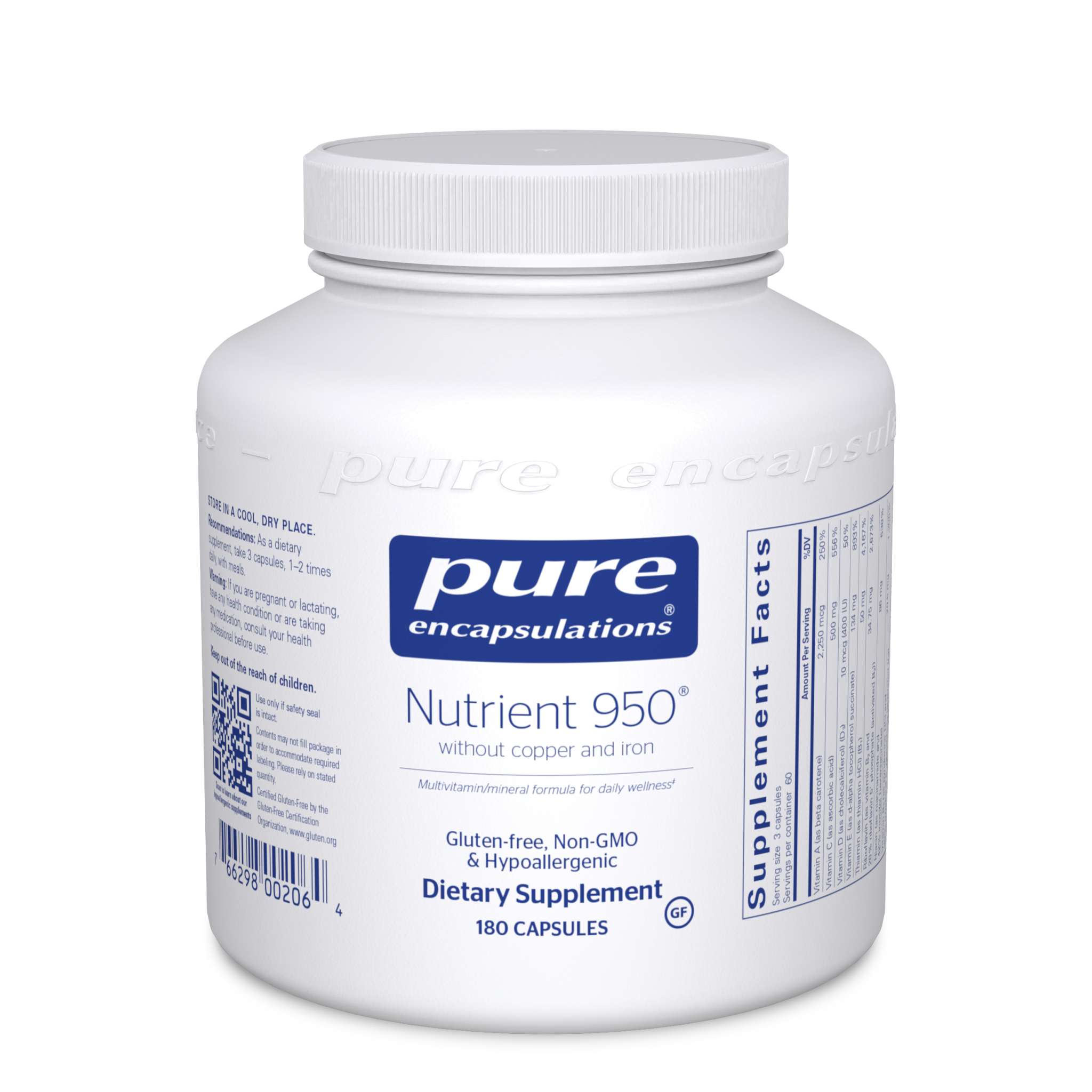 Pure Encapsulations - Nutrient 950 No Cu/Fe