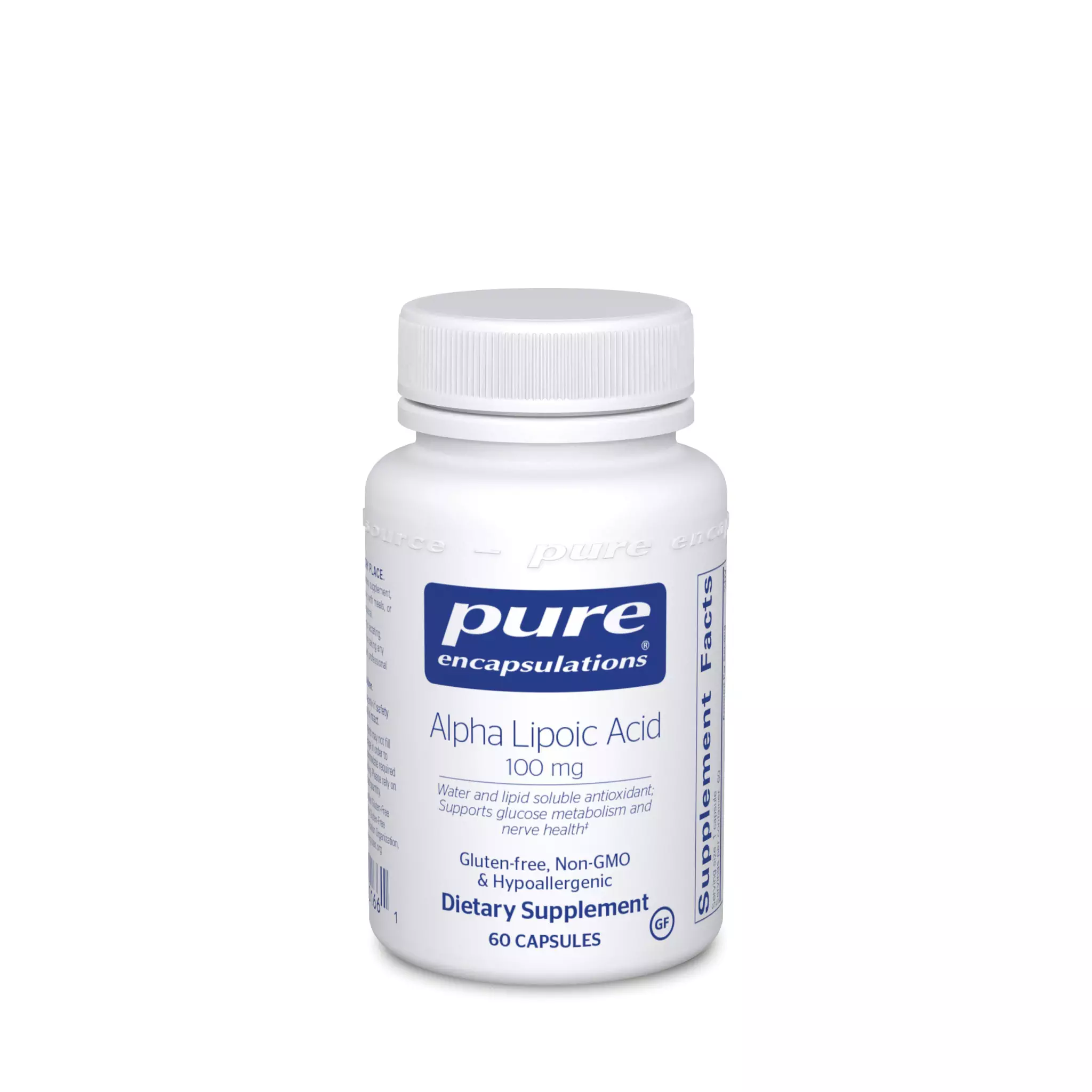 Pure Encapsulations - Lipoic Acid 100 mg Alpha