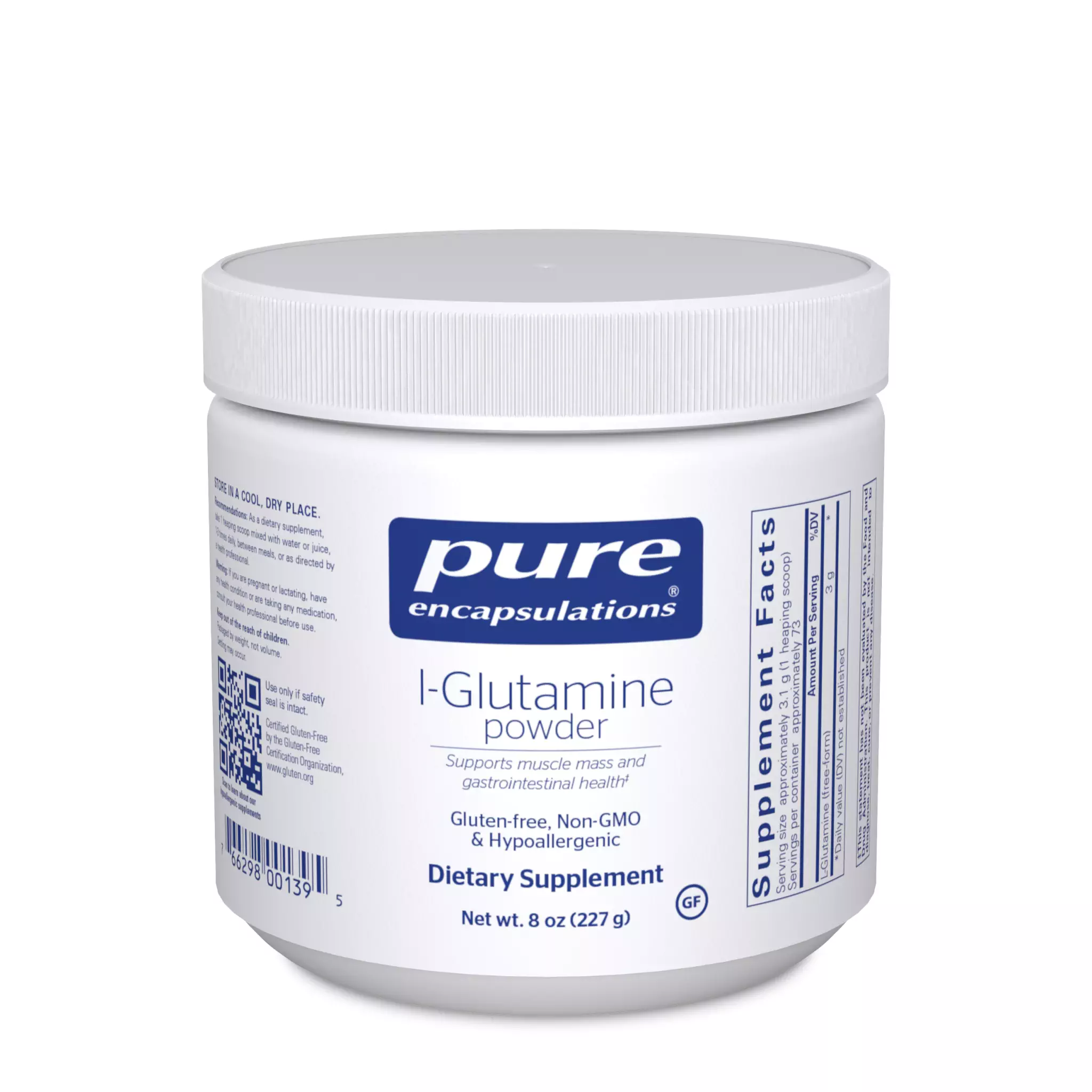 Pure Encapsulations - Glutamine powder 227 Grams