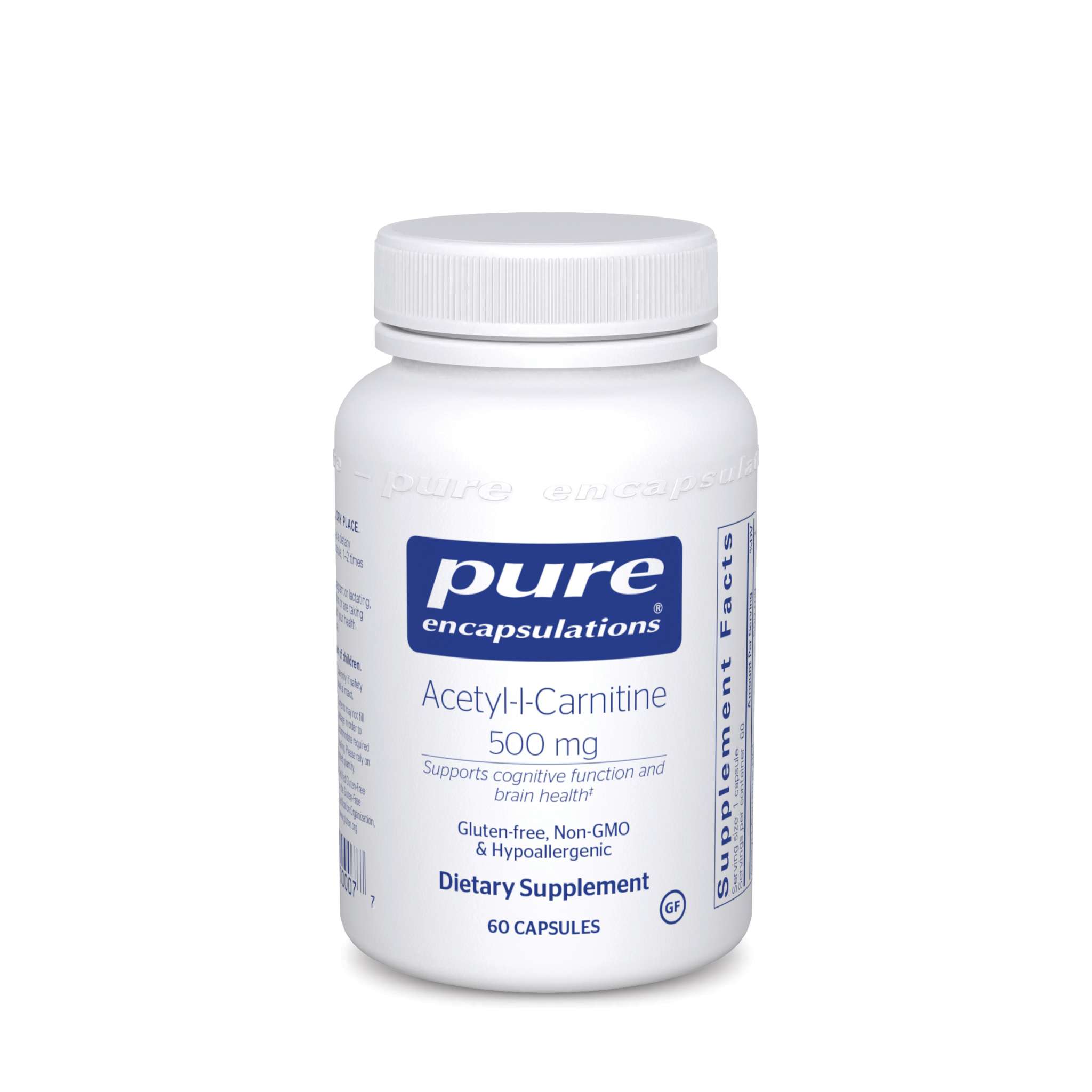 Pure Encapsulations - Acetyl L Carnitine 500 mg