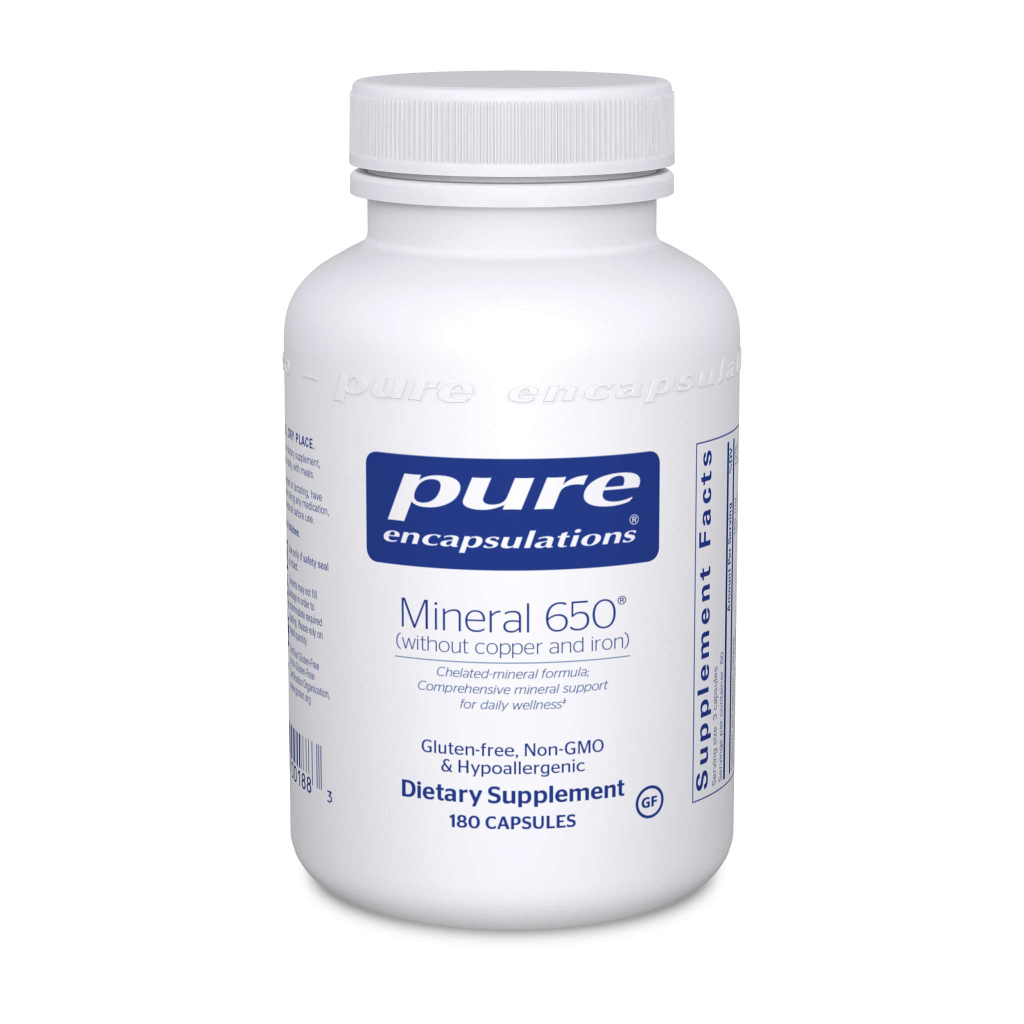 Pure Encapsulations - Mineral 650 No Cu/Fe