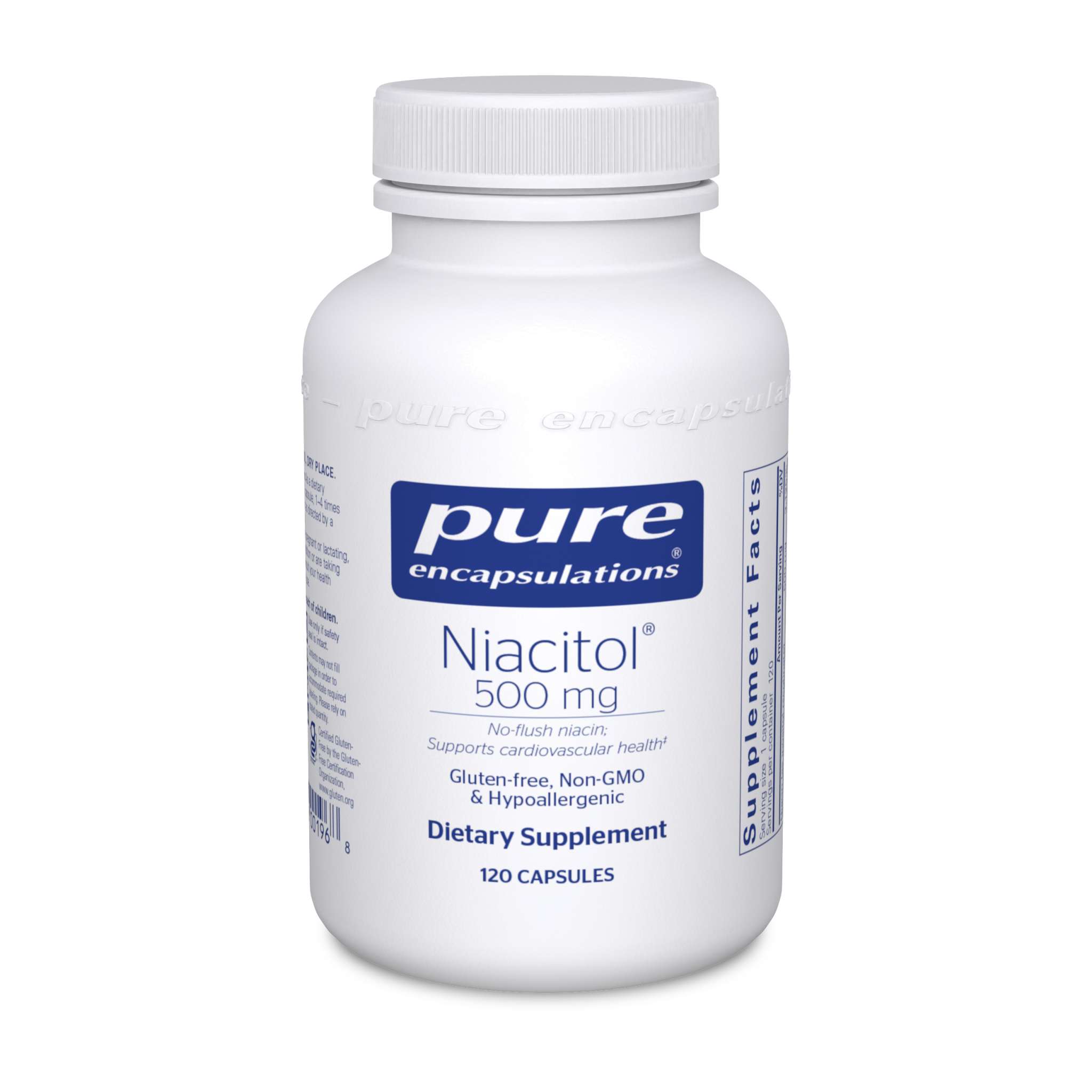 Pure Encapsulations - Niacitol 500 mg No Flush Nia