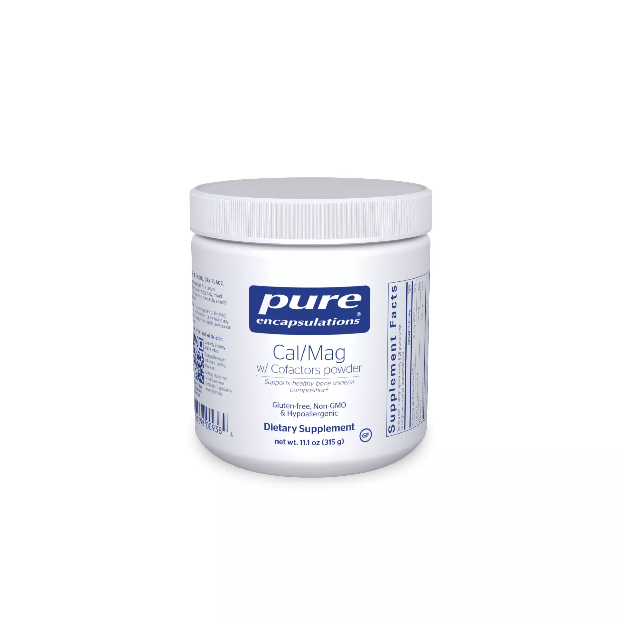 Pure Encapsulations - Cal Mag powder W/Co Factors
