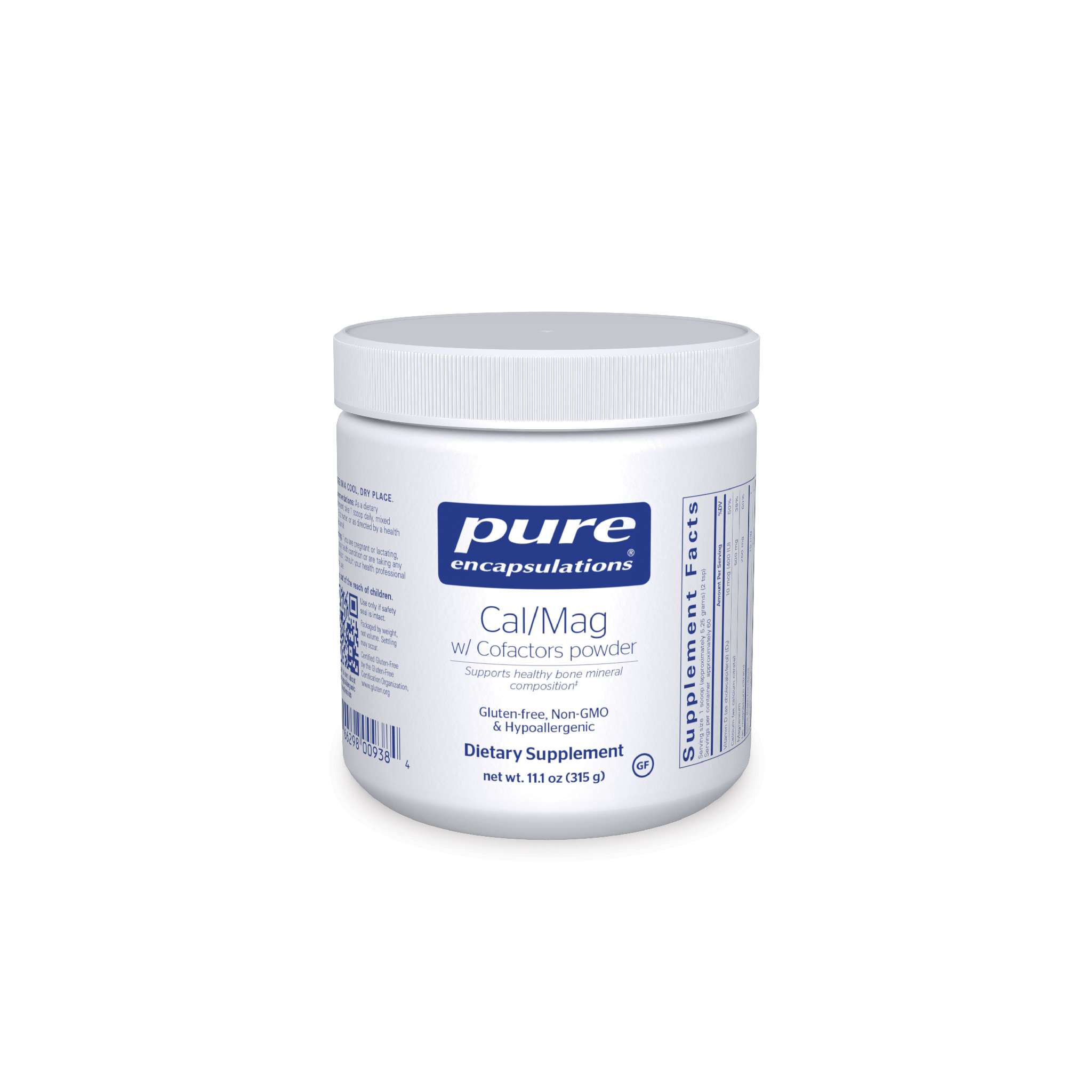Pure Encapsulations - Cal Mag powder W/Co Factors