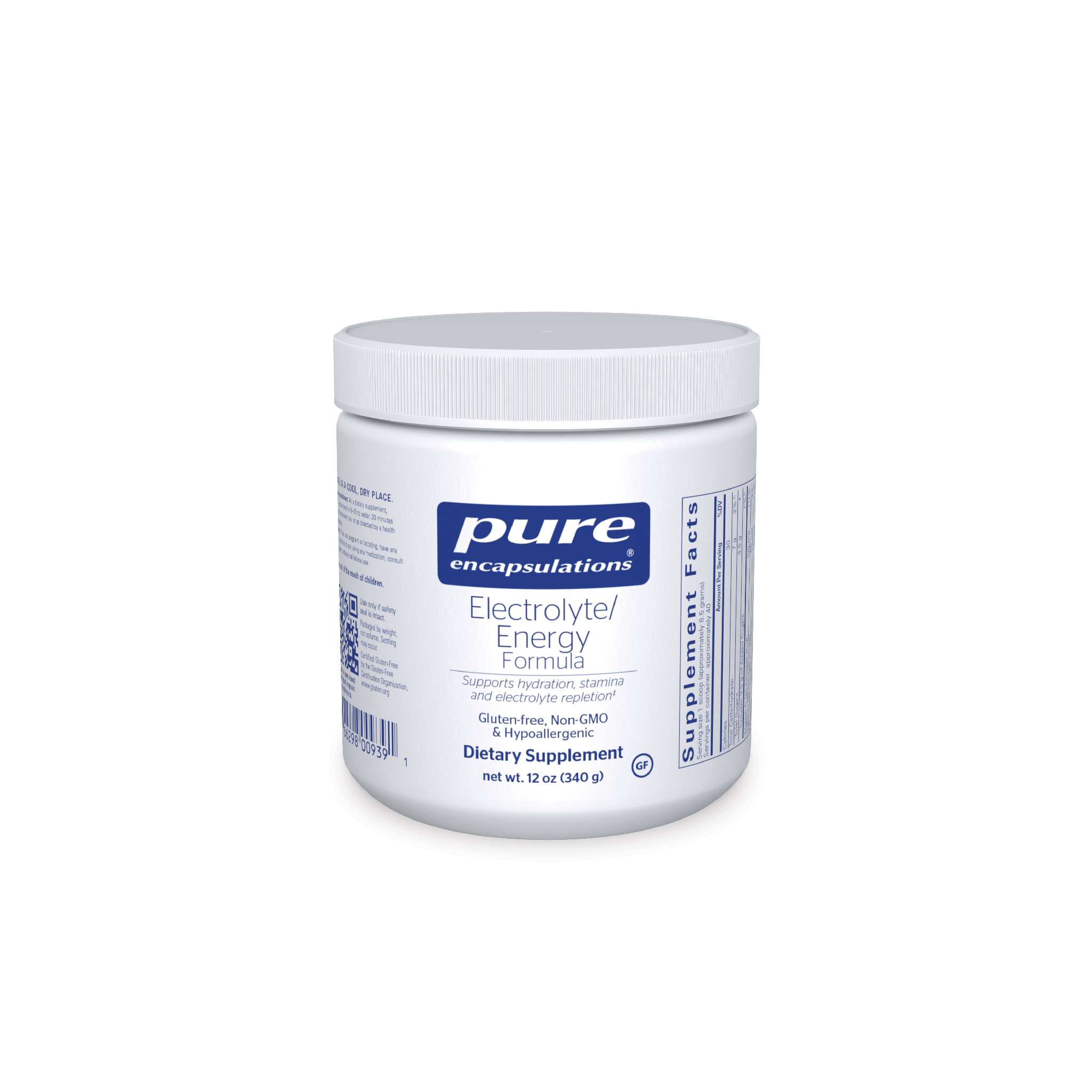Pure Encapsulations - Electrolyte/Energy Formula powder