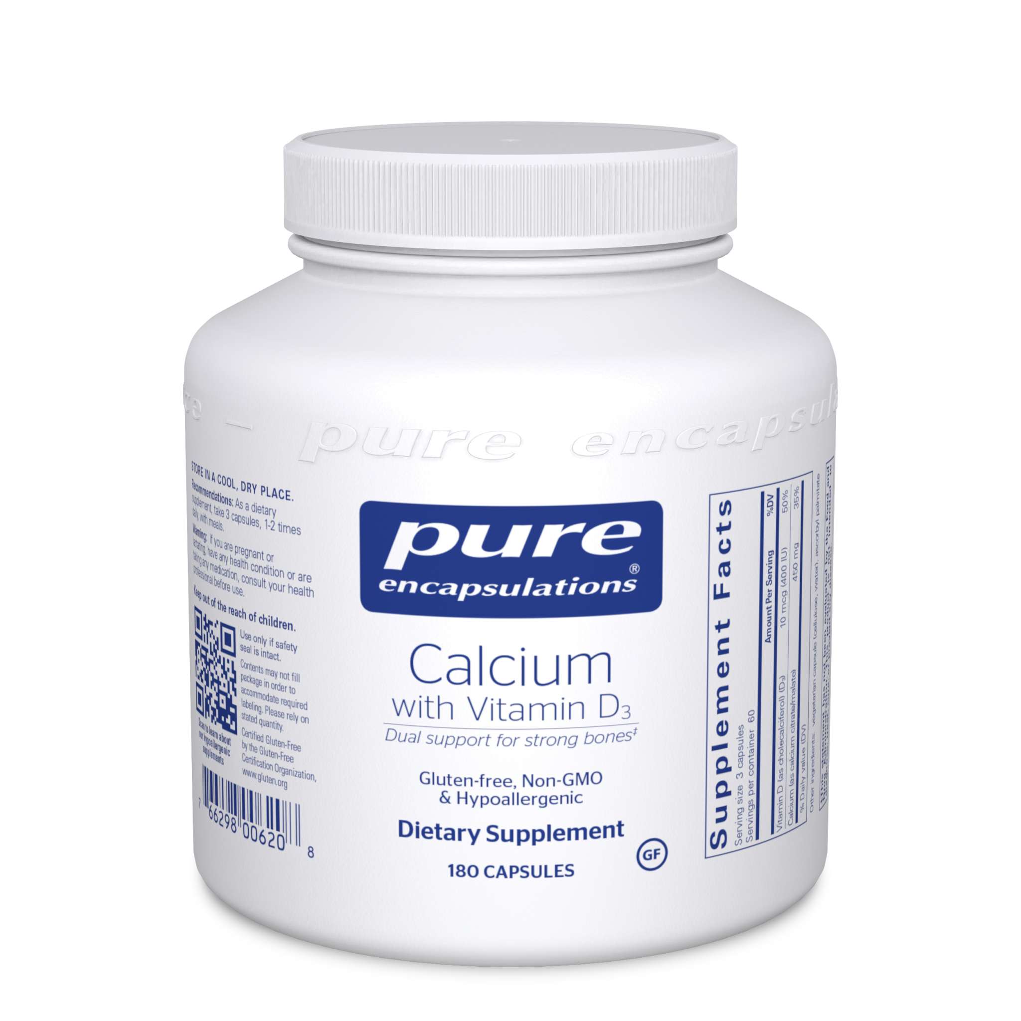 Pure Encapsulations - Calcium W/D3