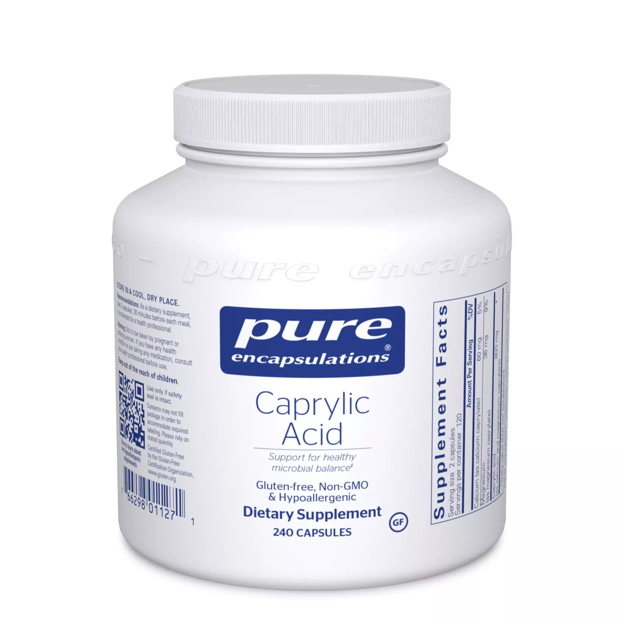Pure Encapsulations - Caprylic Acid