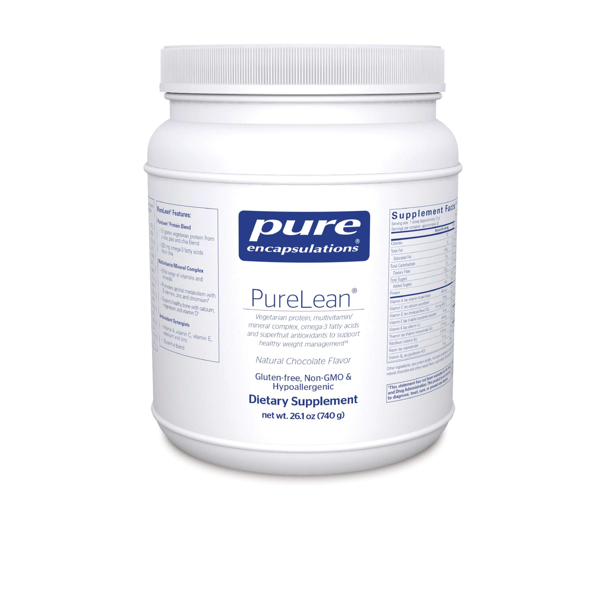 Pure Encapsulations - Purelean Protein Blend Choc