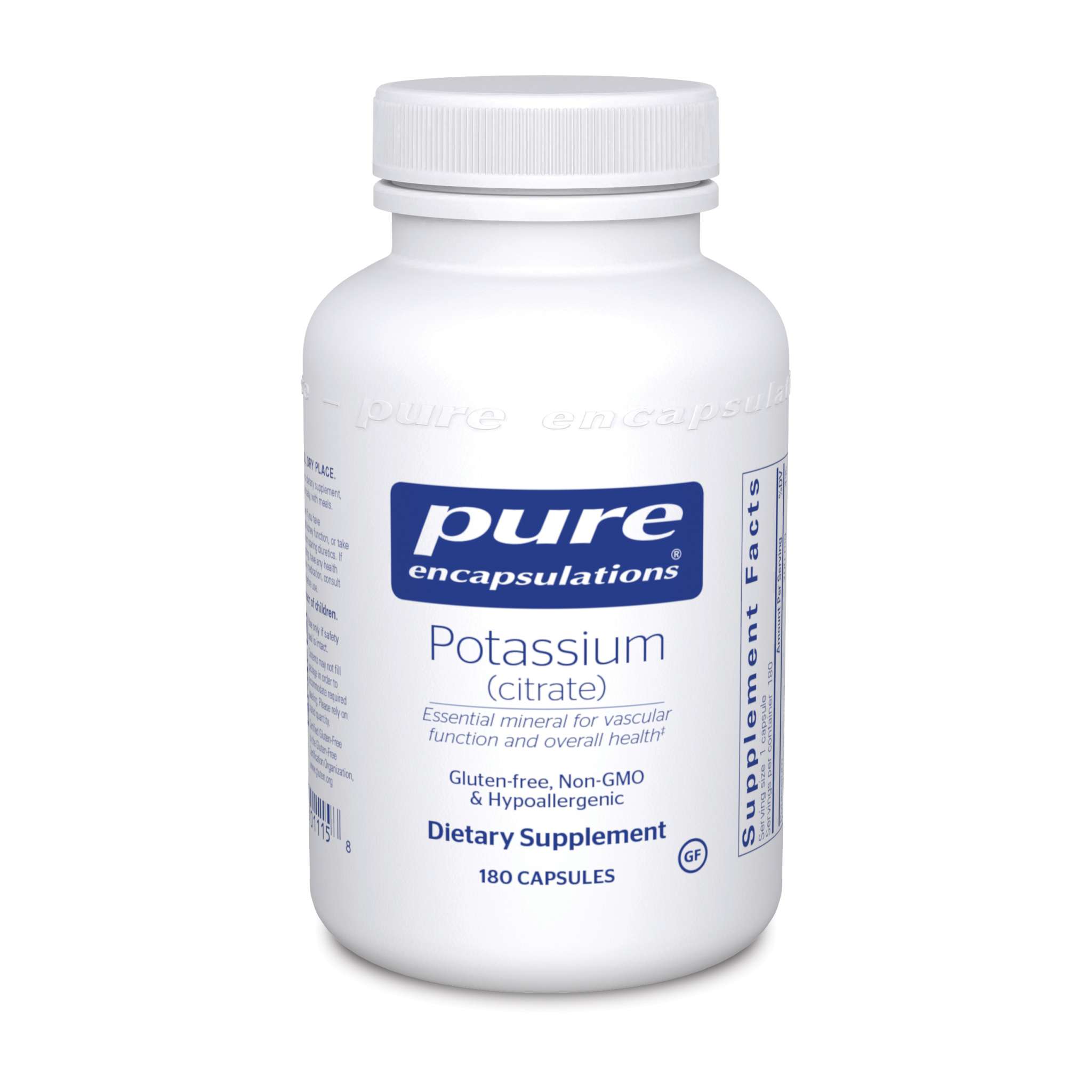 Pure Encapsulations - Potassium 200 mg Citrate
