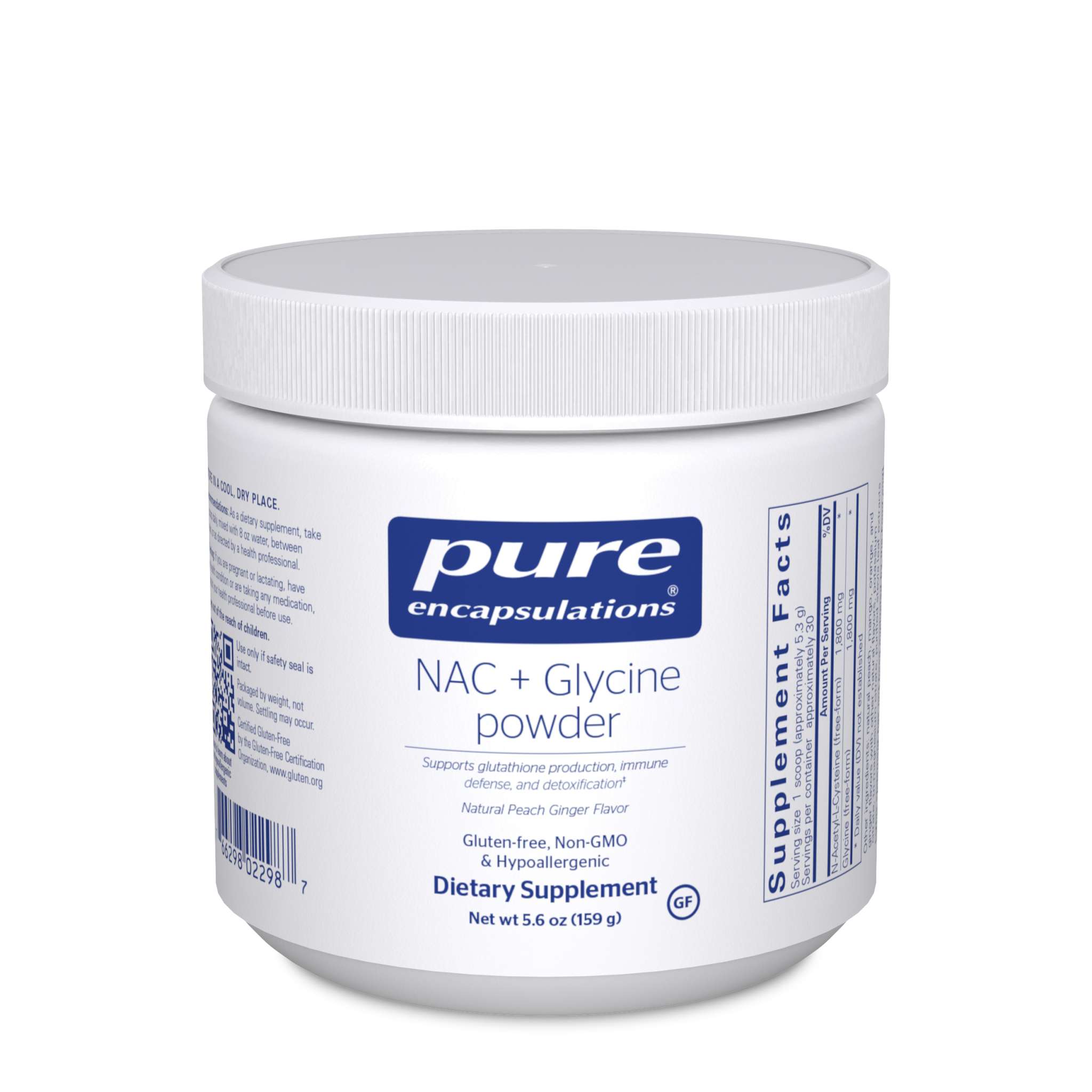 Pure Encapsulations - N A C + Glycine powder