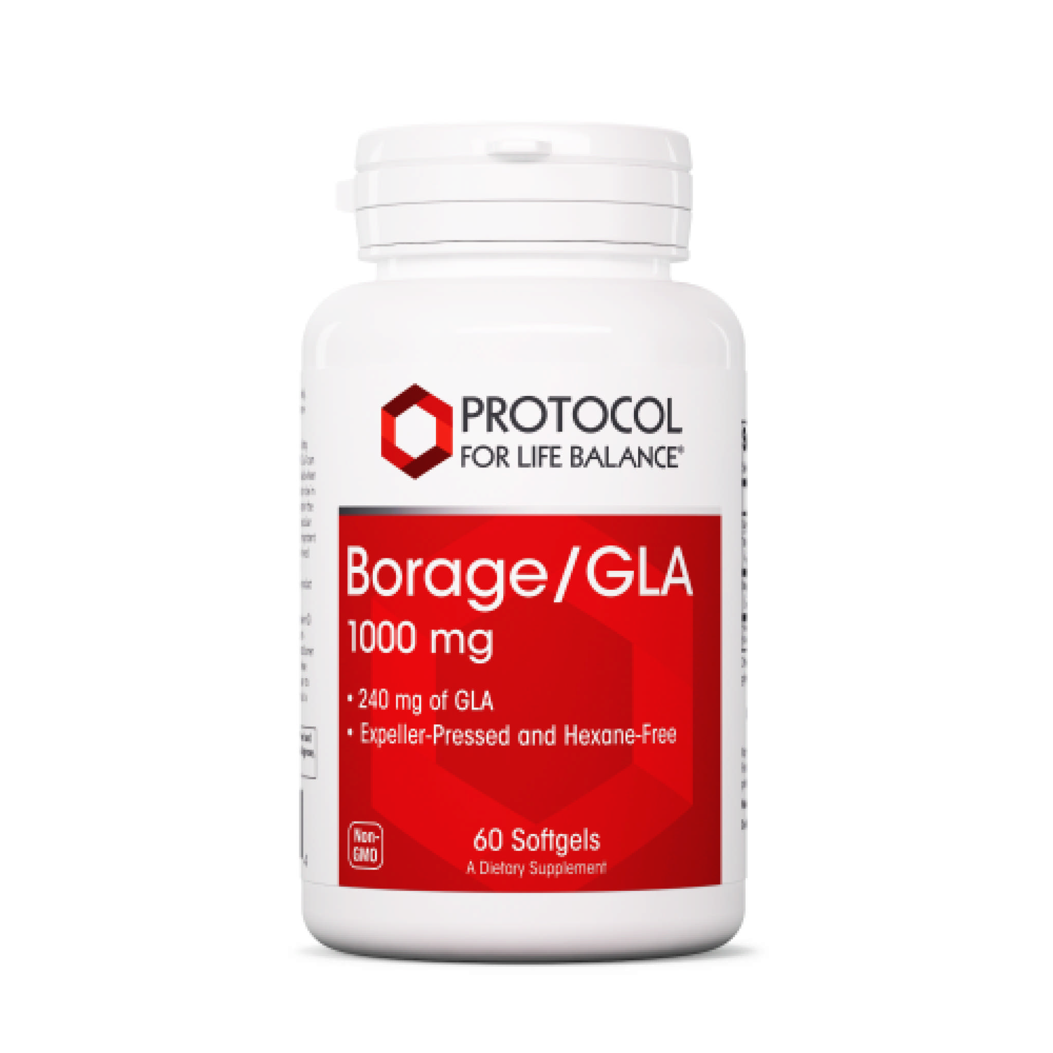 Protocol For Life Balance - Borage Oil 240 mg Gla