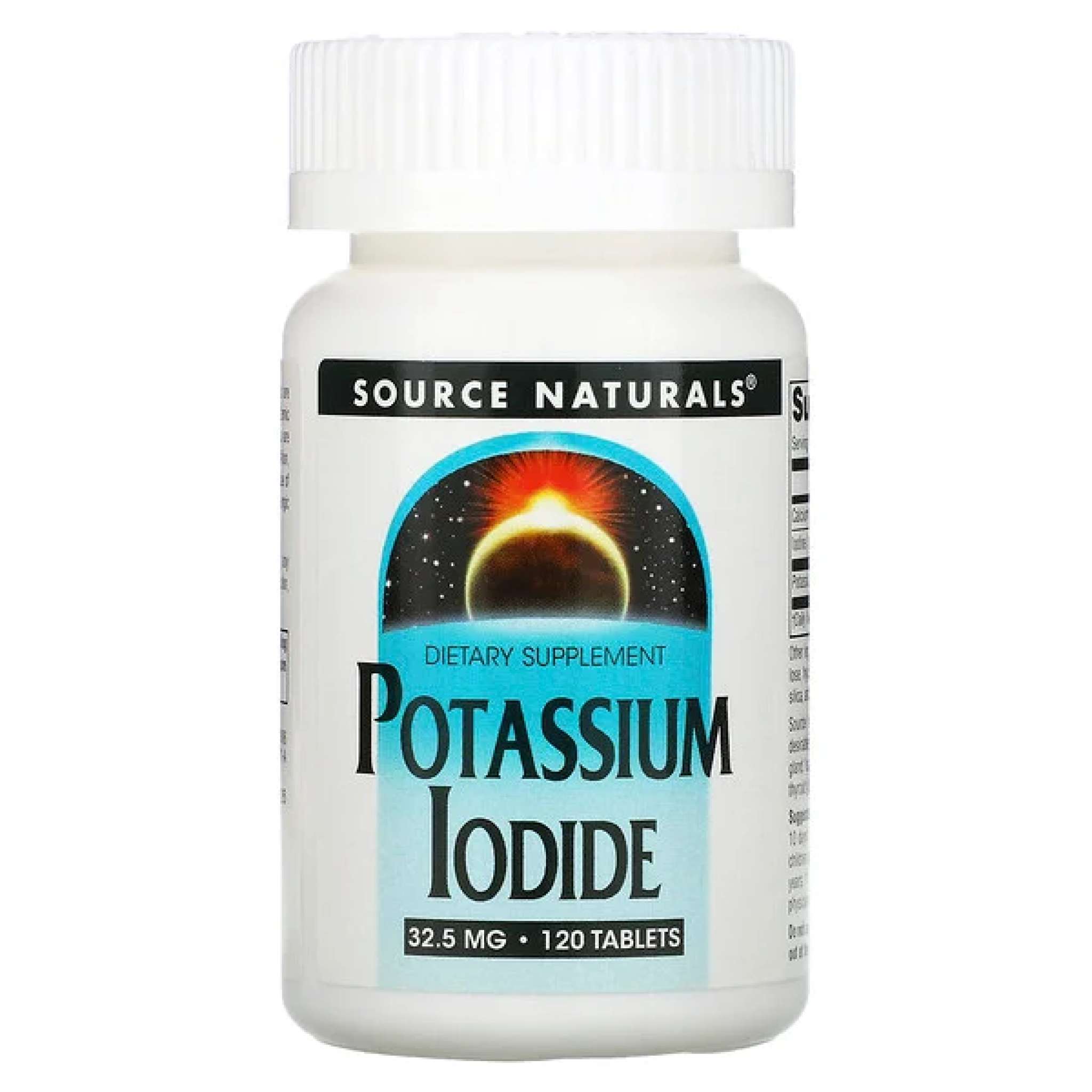 Source Naturals - Potassium Iodide tab 32.5 mg