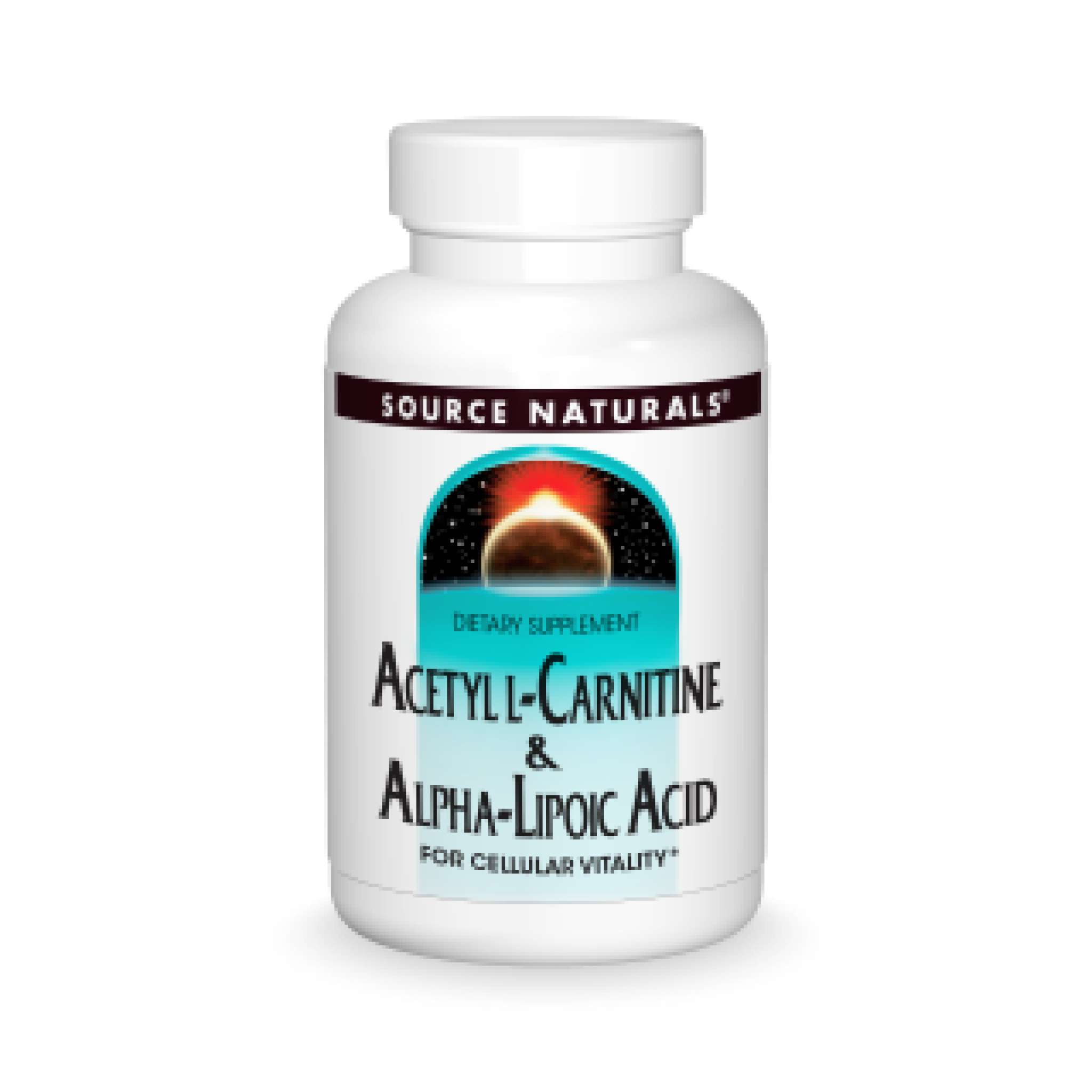 Source Naturals - Acetyl L Carnitine/Lipoic Acid
