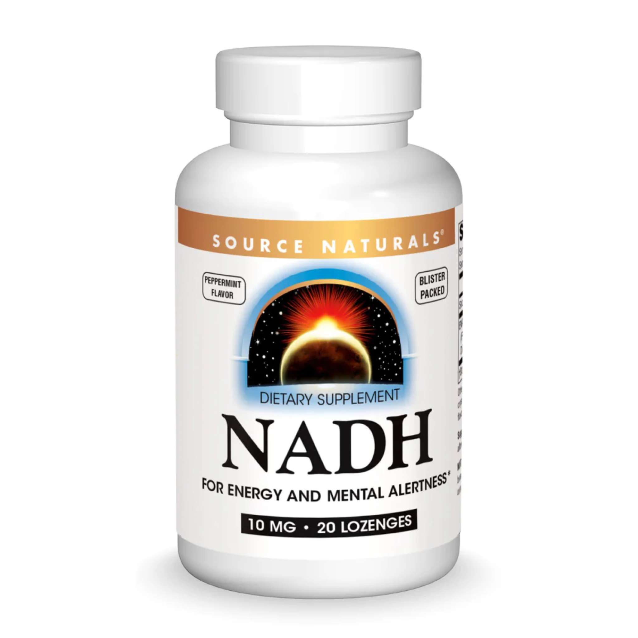 Source Naturals - Nadh 10 mg Subl Pepp