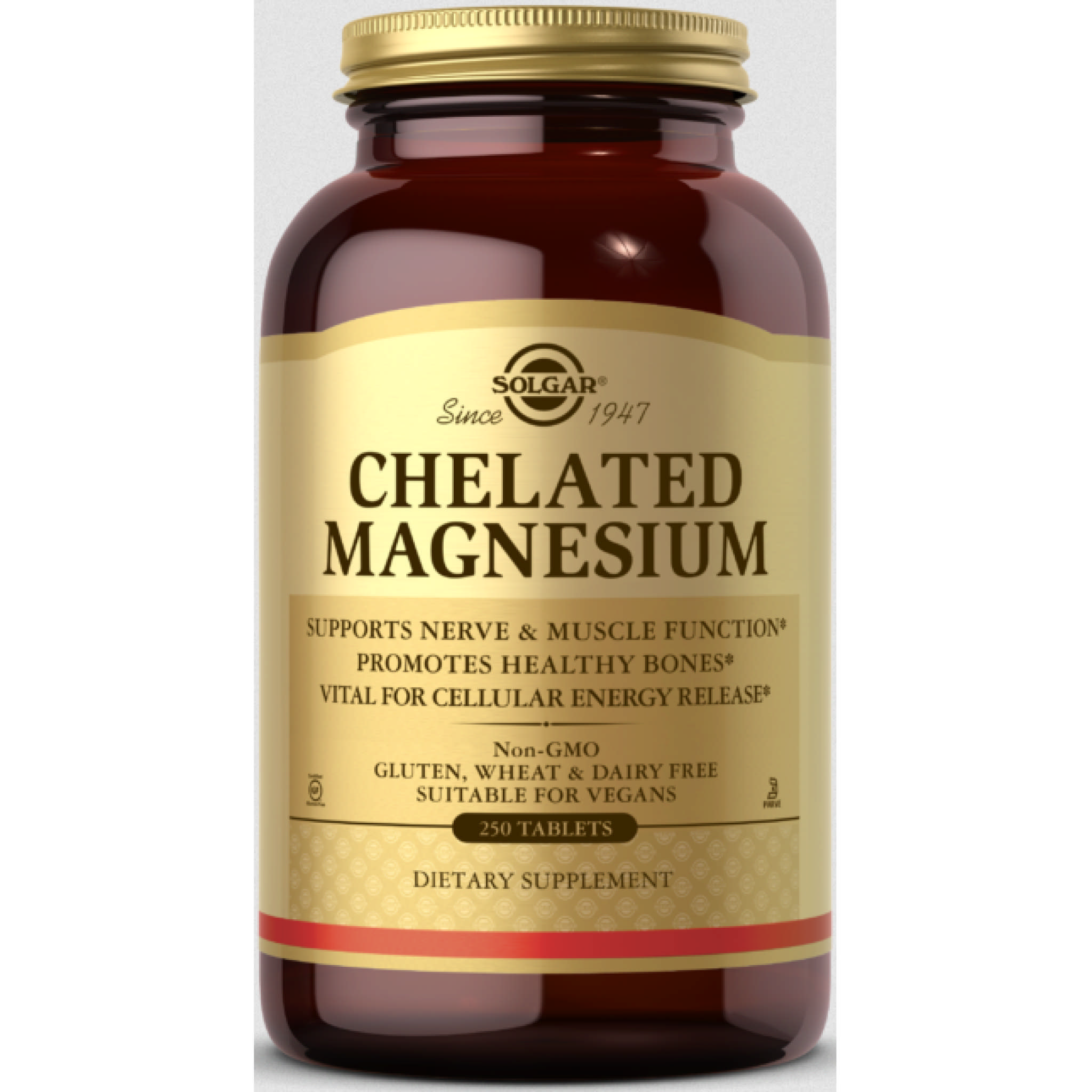 Solgar - Magnesium Chelated 100 mg tab