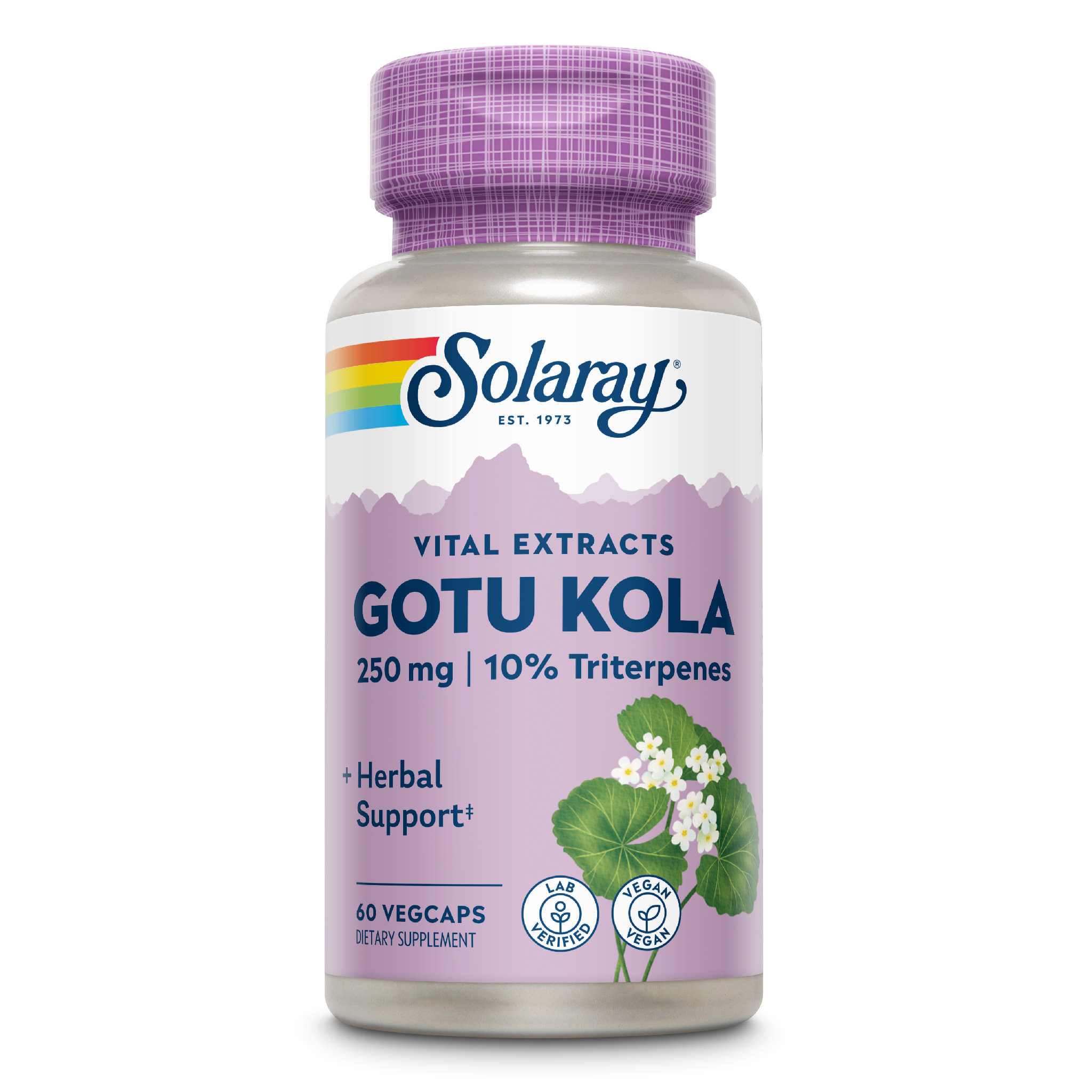 Solaray - Gotu Kola Aerial Ext 250 mg