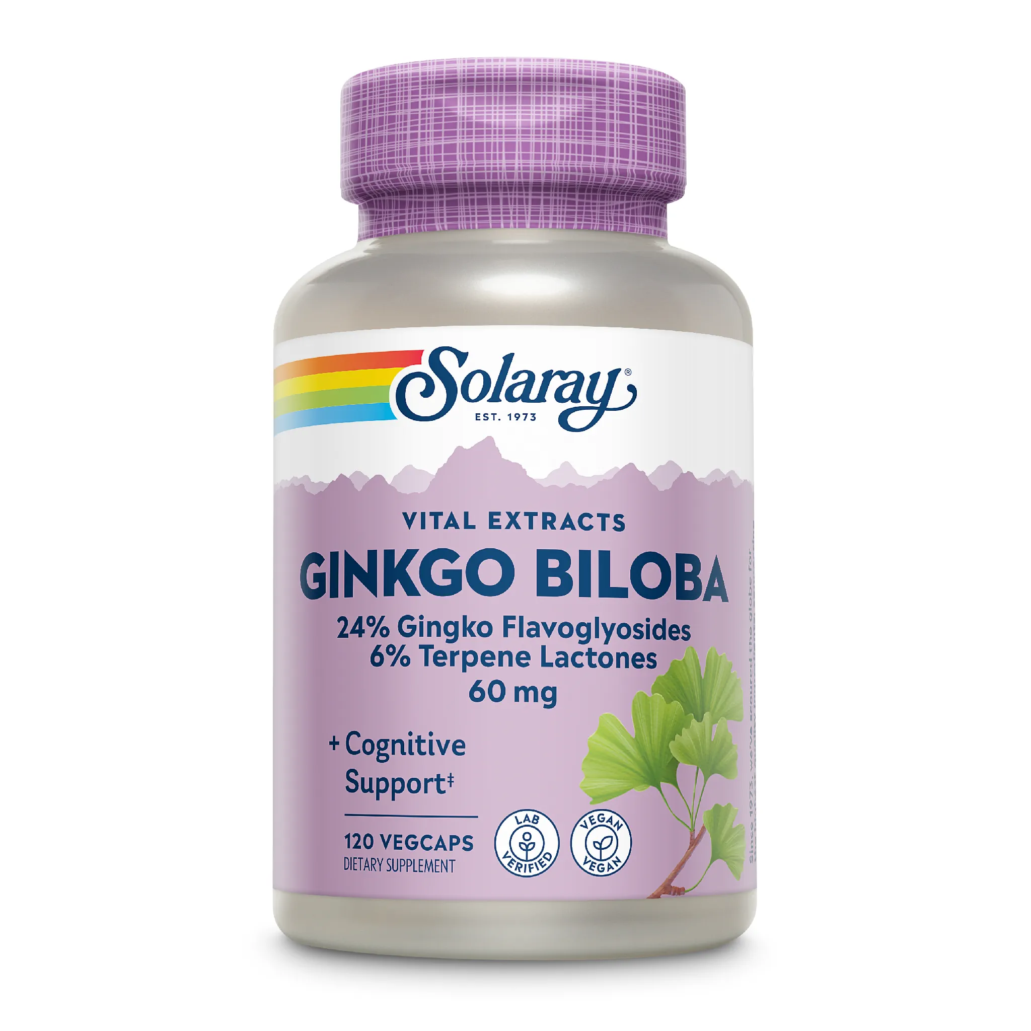 Solaray - Ginkgo Biloba Ext 60 mg