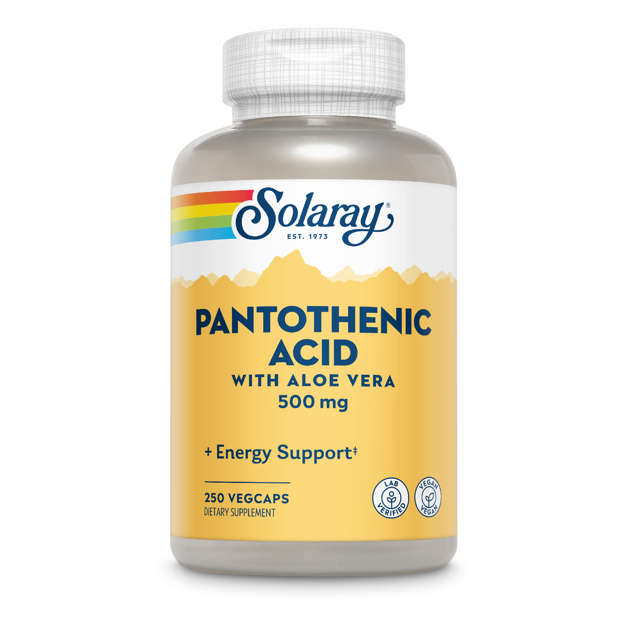 Solaray - Pantothenic Acid 500 mg
