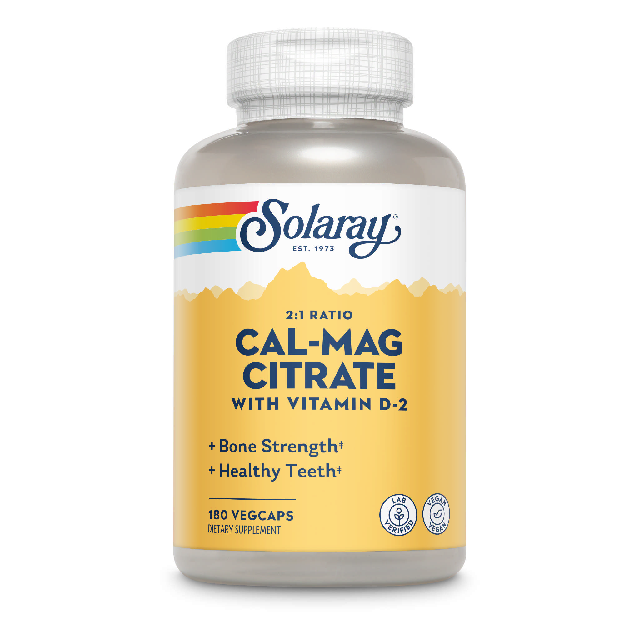 Solaray - Cal Mag Citrate 2:1 W/D 400 iu