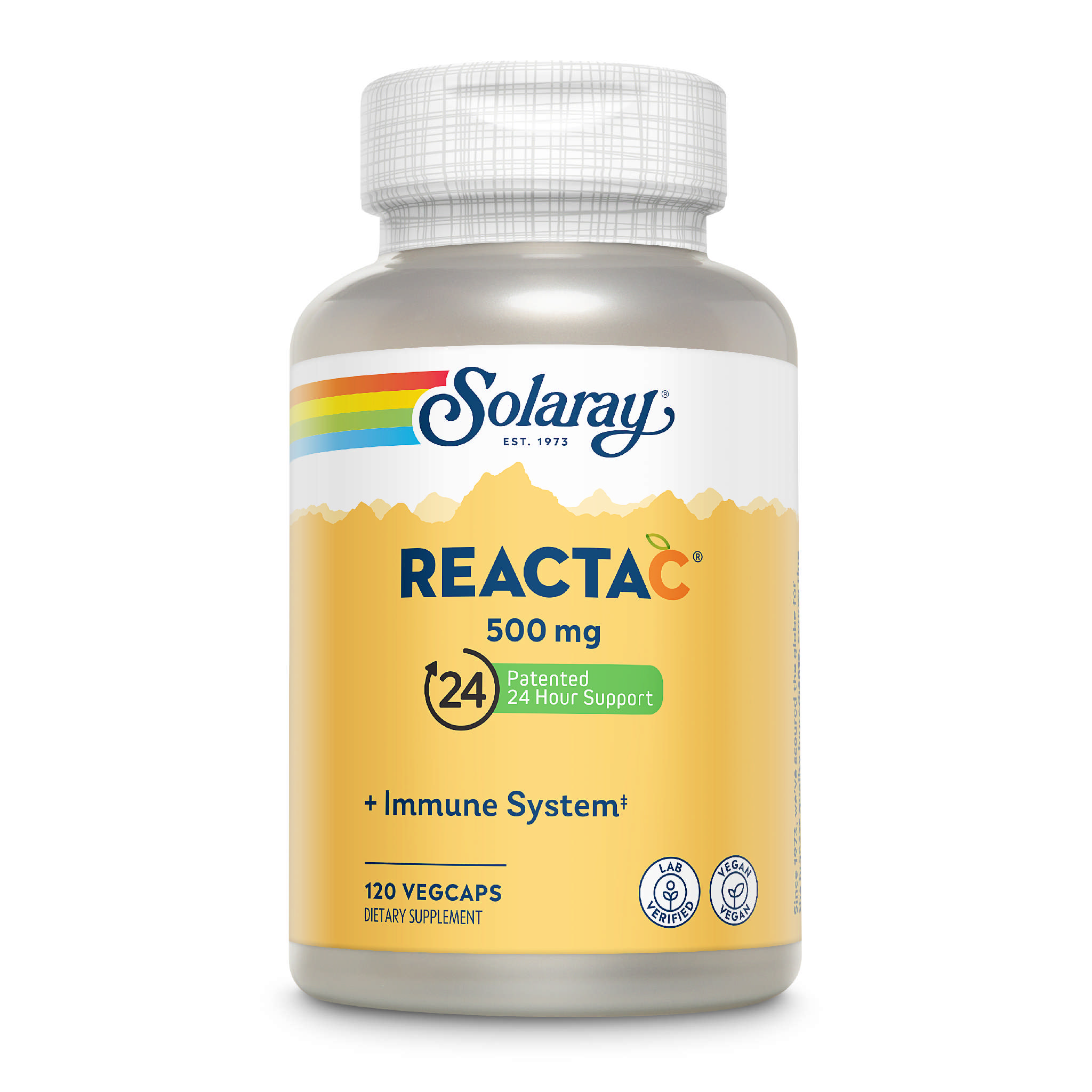 Solaray - Reacta C 500 mg W/Bioflav