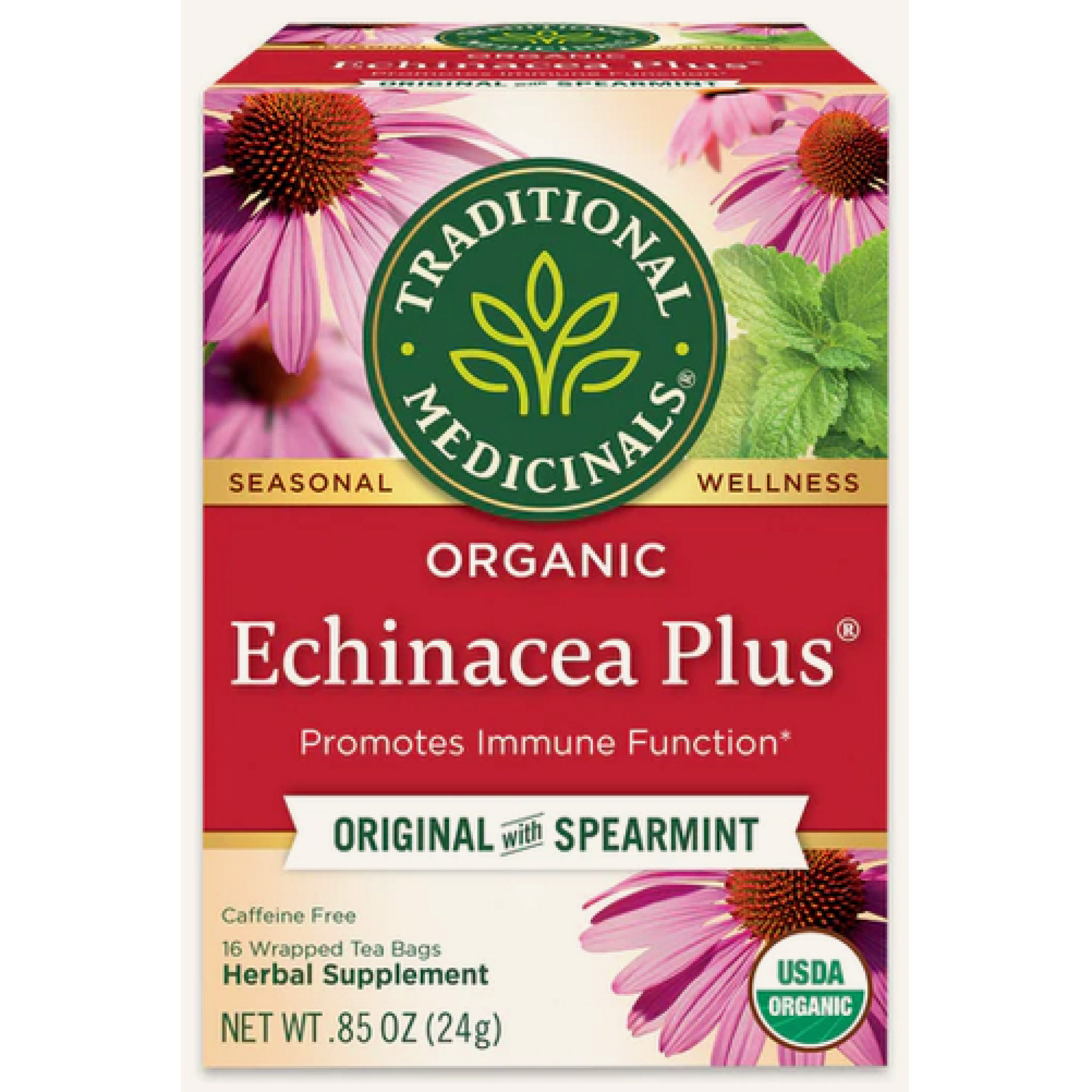 Traditional Medicina - Echinacea Plus Tea Bag Organic