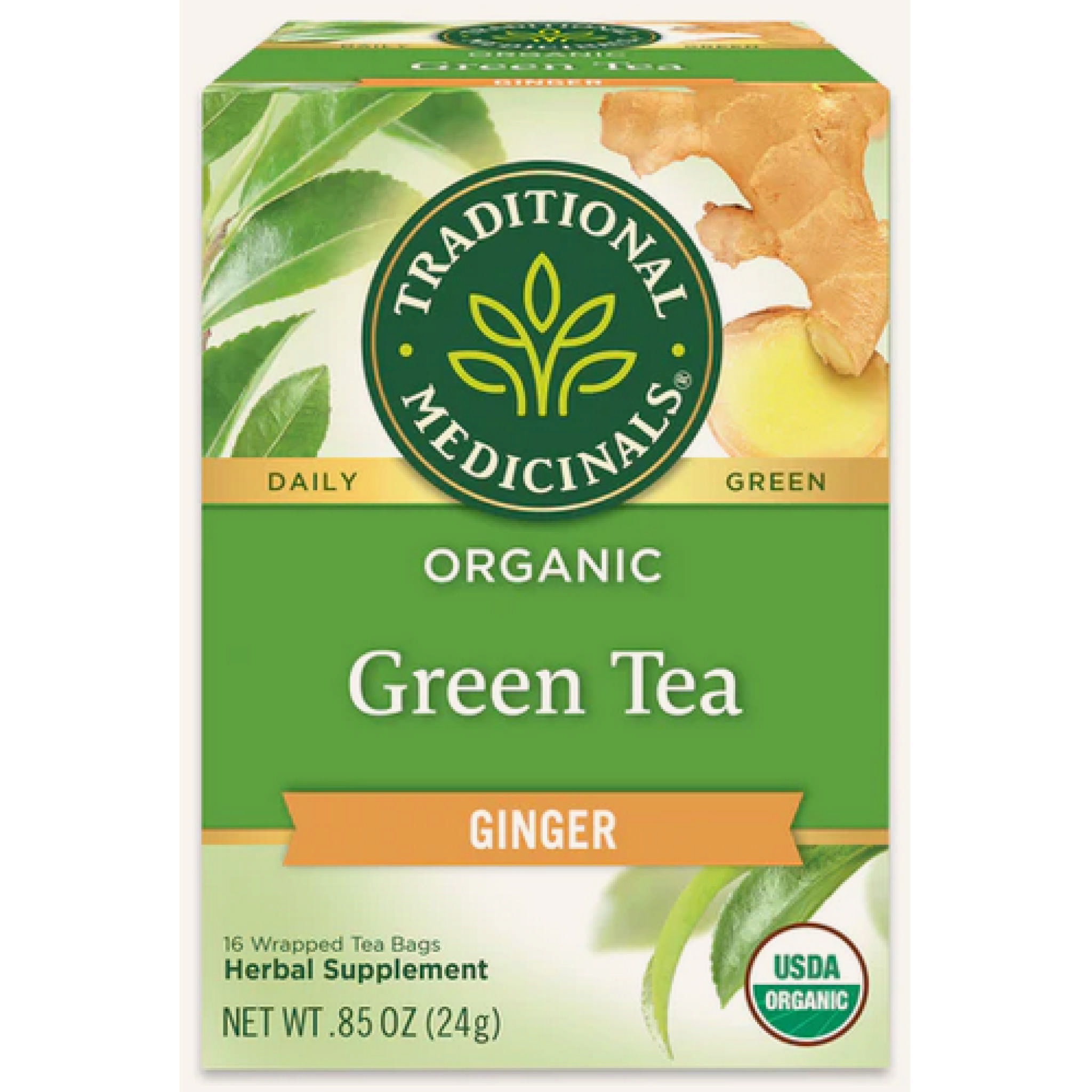 Traditional Medicina - Green Tea Ginger Organic