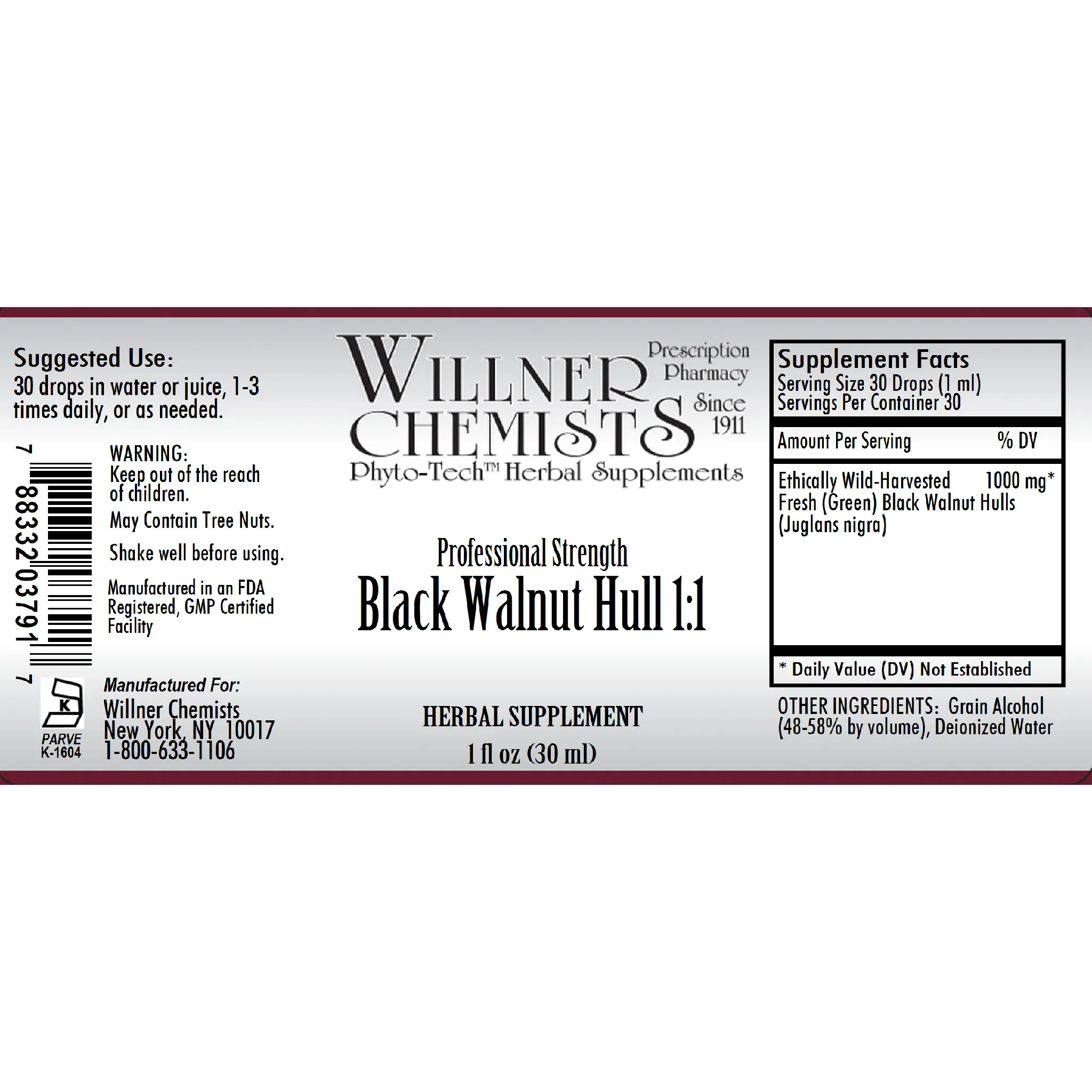Willner Phyto Tech - Black Walnut Hull 1:1